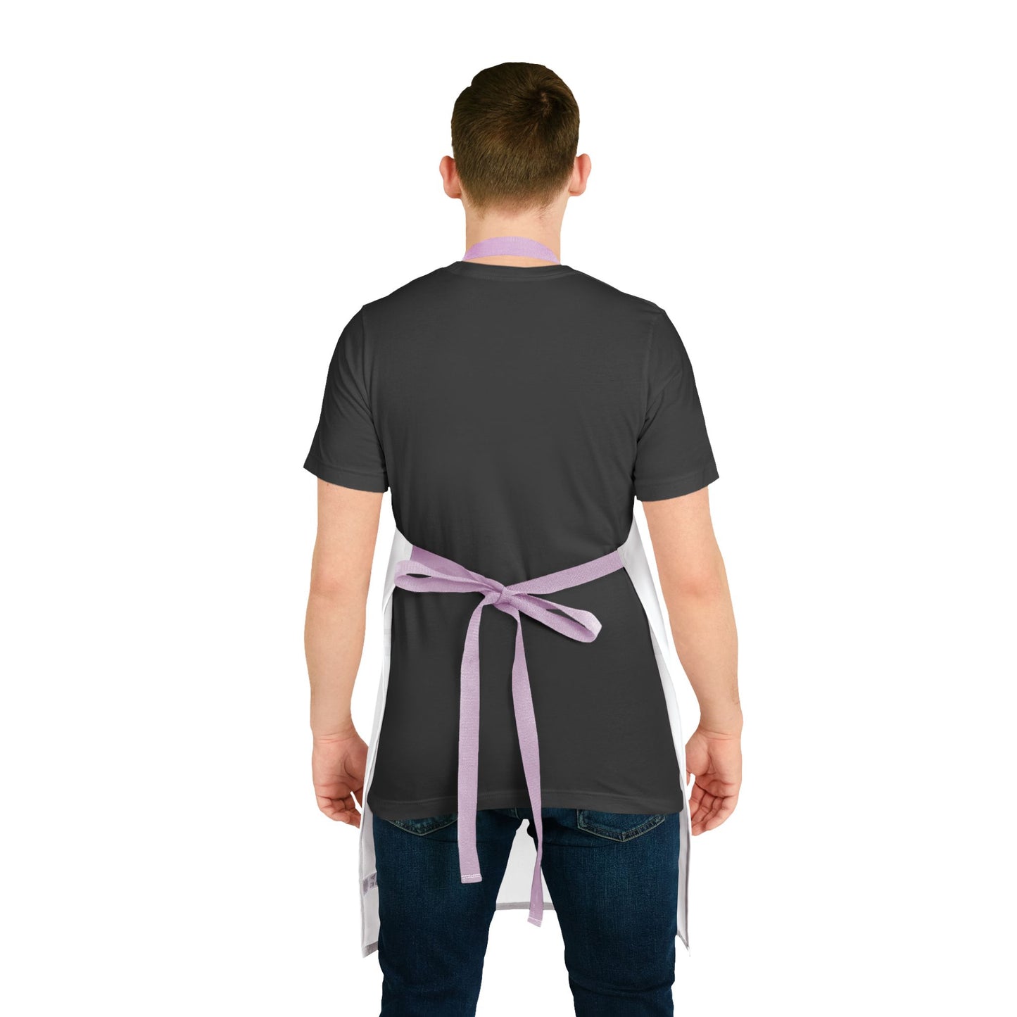 Apron, 5-Color Straps (AOP) Bible Verse Isaiah 40:29-31 'He gives Strength to the Weary'