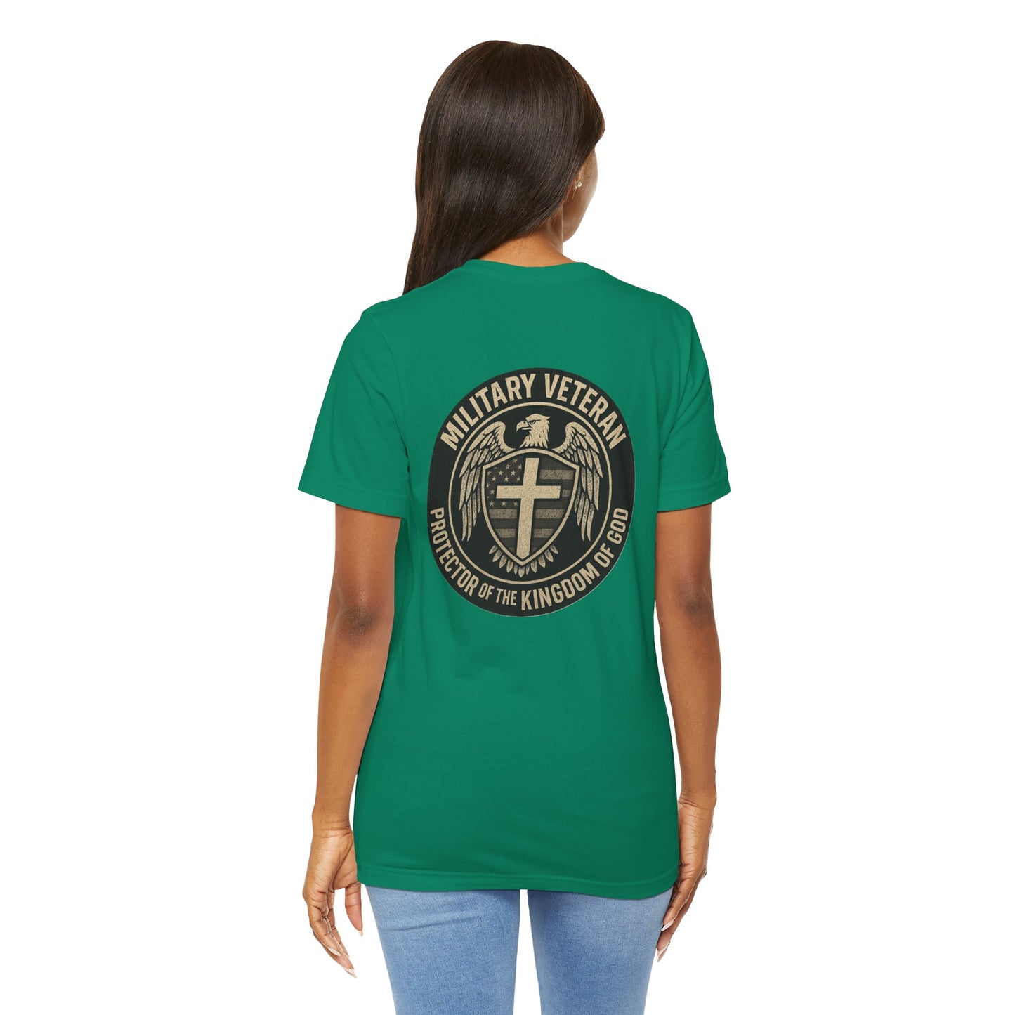 Veteran Protector Tee — "Military Veteran Protector of the Kingdom of God"