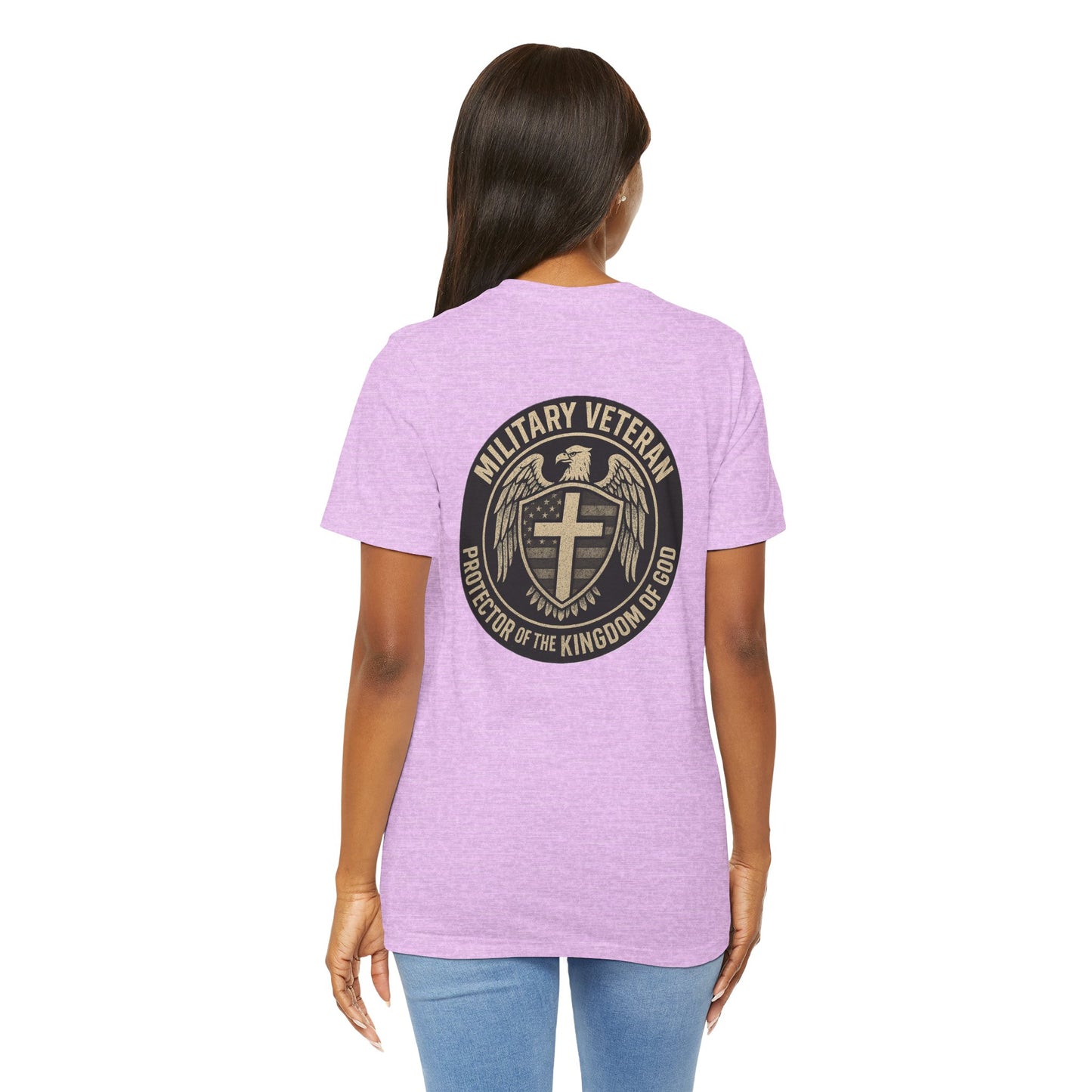Veteran Protector Tee — "Military Veteran Protector of the Kingdom of God"