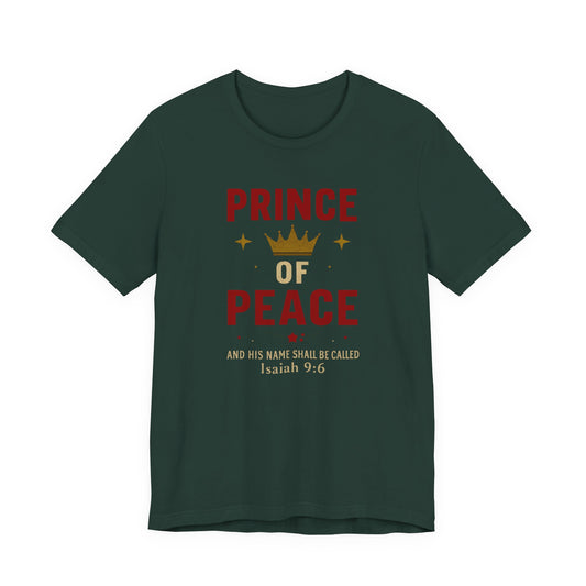 Prince of Peace Isaiah 9:6 T-Shirt — Bible Verse Christian Tee