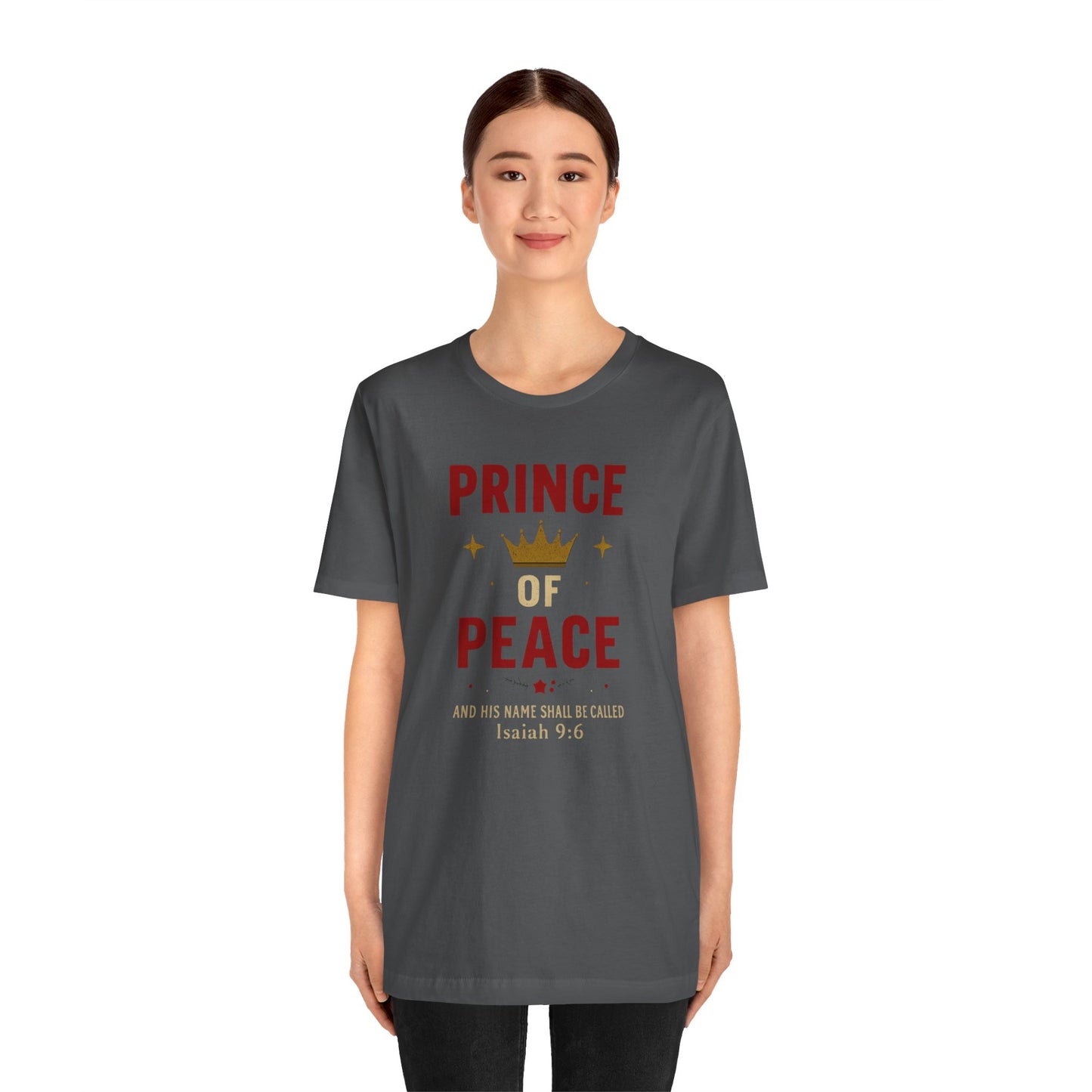 Prince of Peace Isaiah 9:6 T-Shirt — Bible Verse Christian Tee