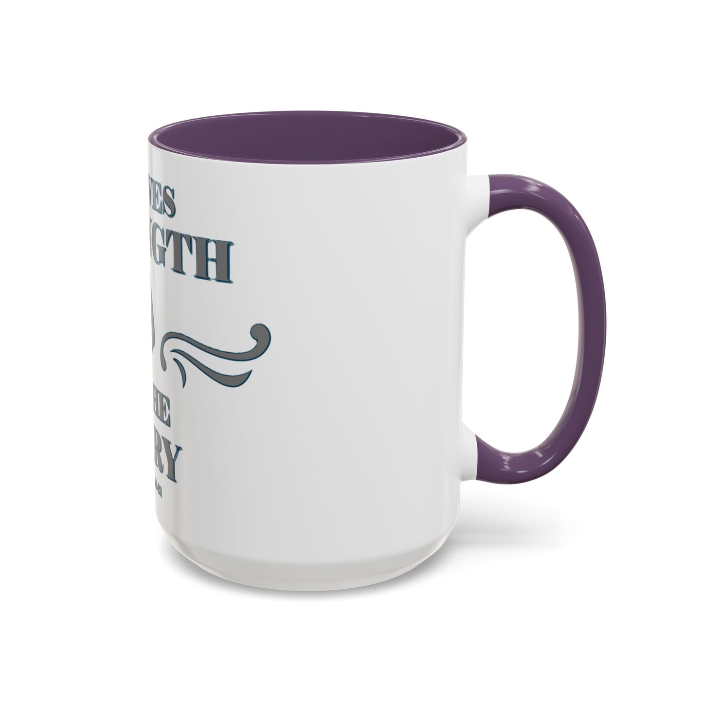 Mug - Bible Verse Isaiah 40:29-31 'He gives Strength to the Weary'