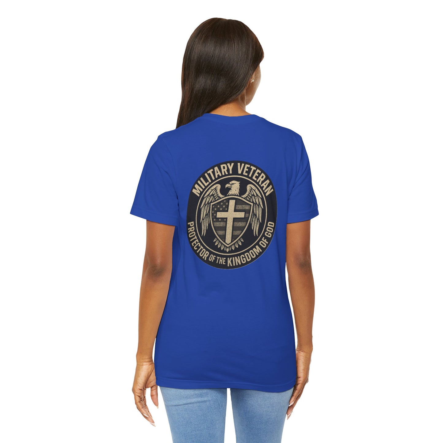 Veteran Protector Tee — "Military Veteran Protector of the Kingdom of God"