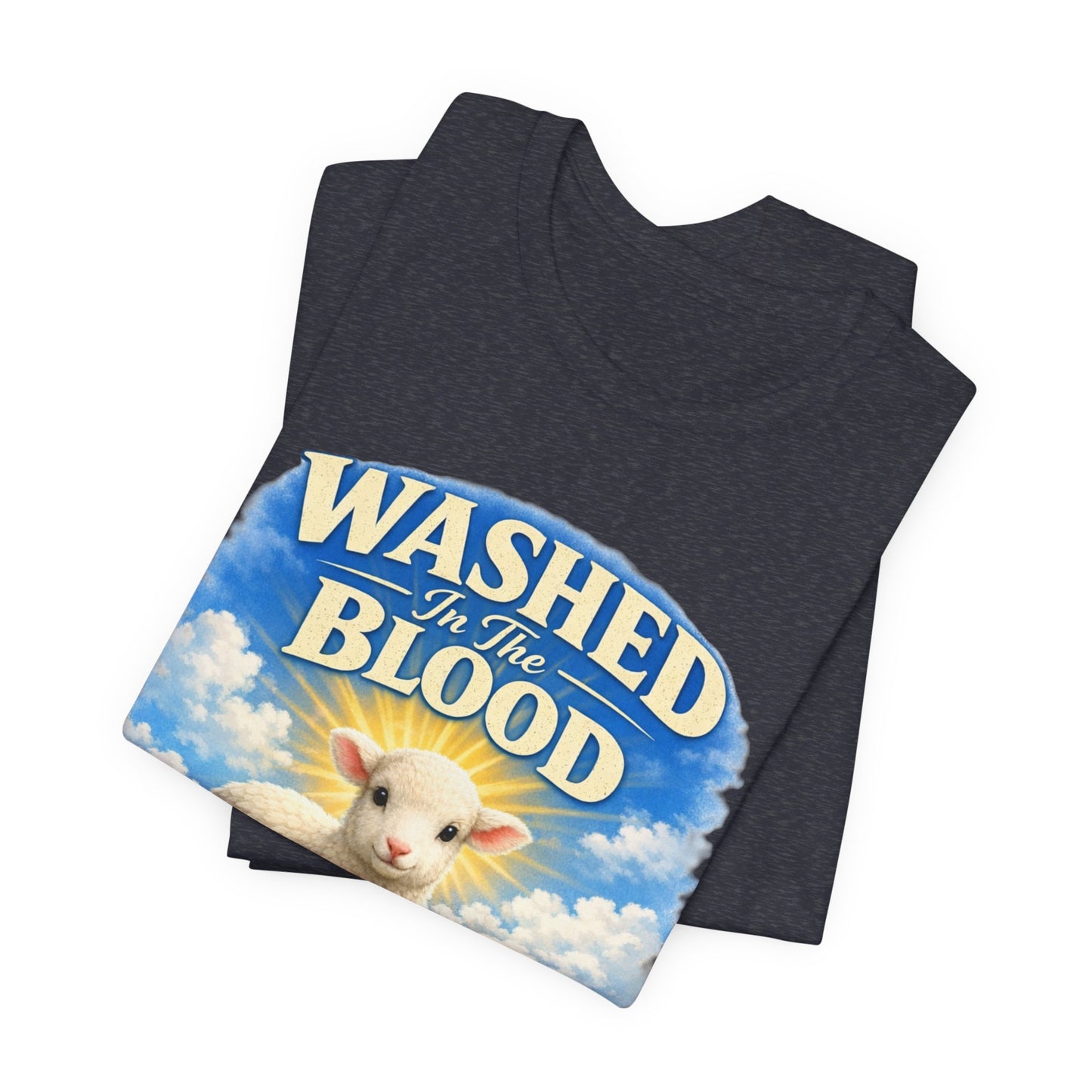 Washed in the Blood Lamb T-Shirt — Christian Easter Religious Tee