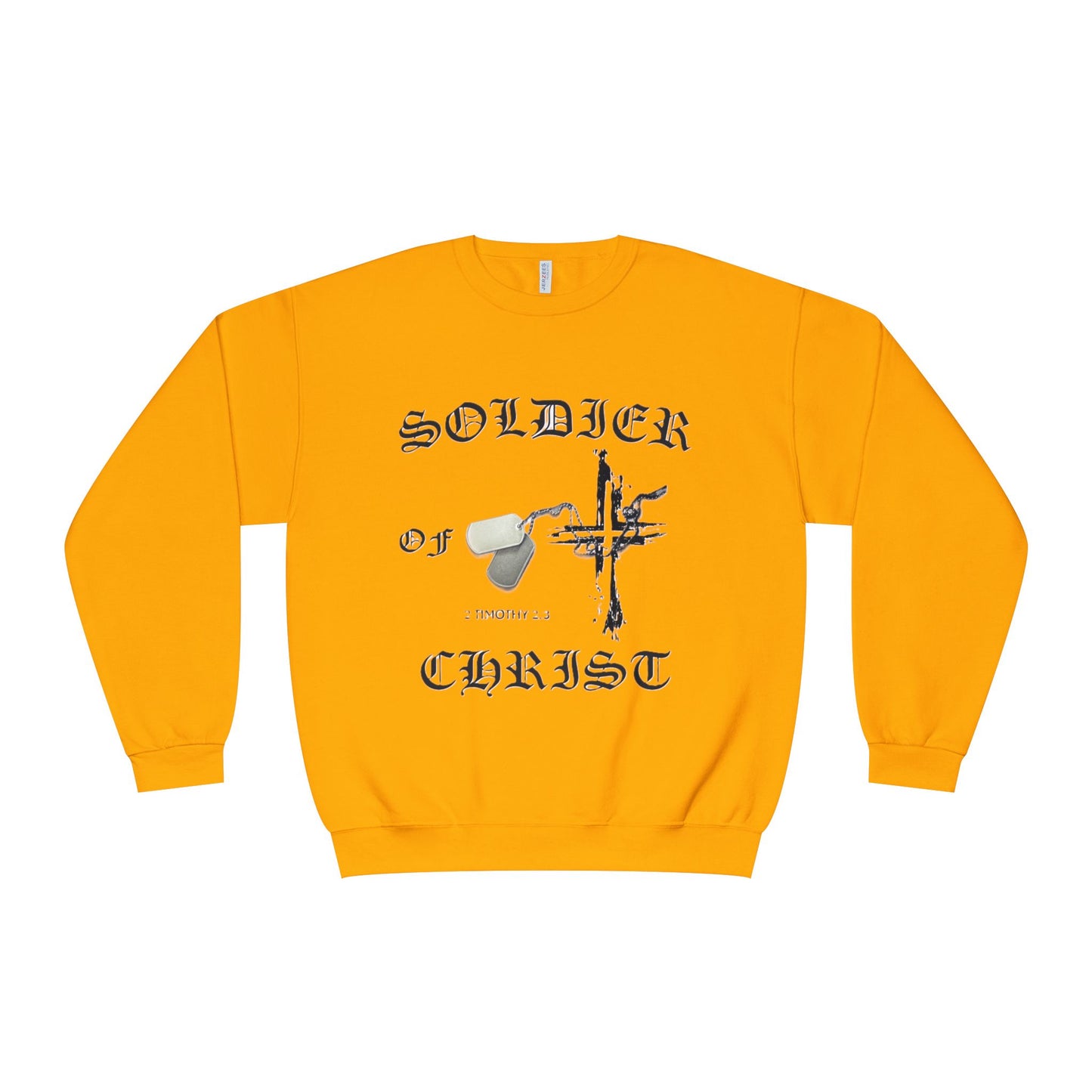 Christian Military Sweatshirt: Soldier of Christ Unisex NuBlend® Crewneck