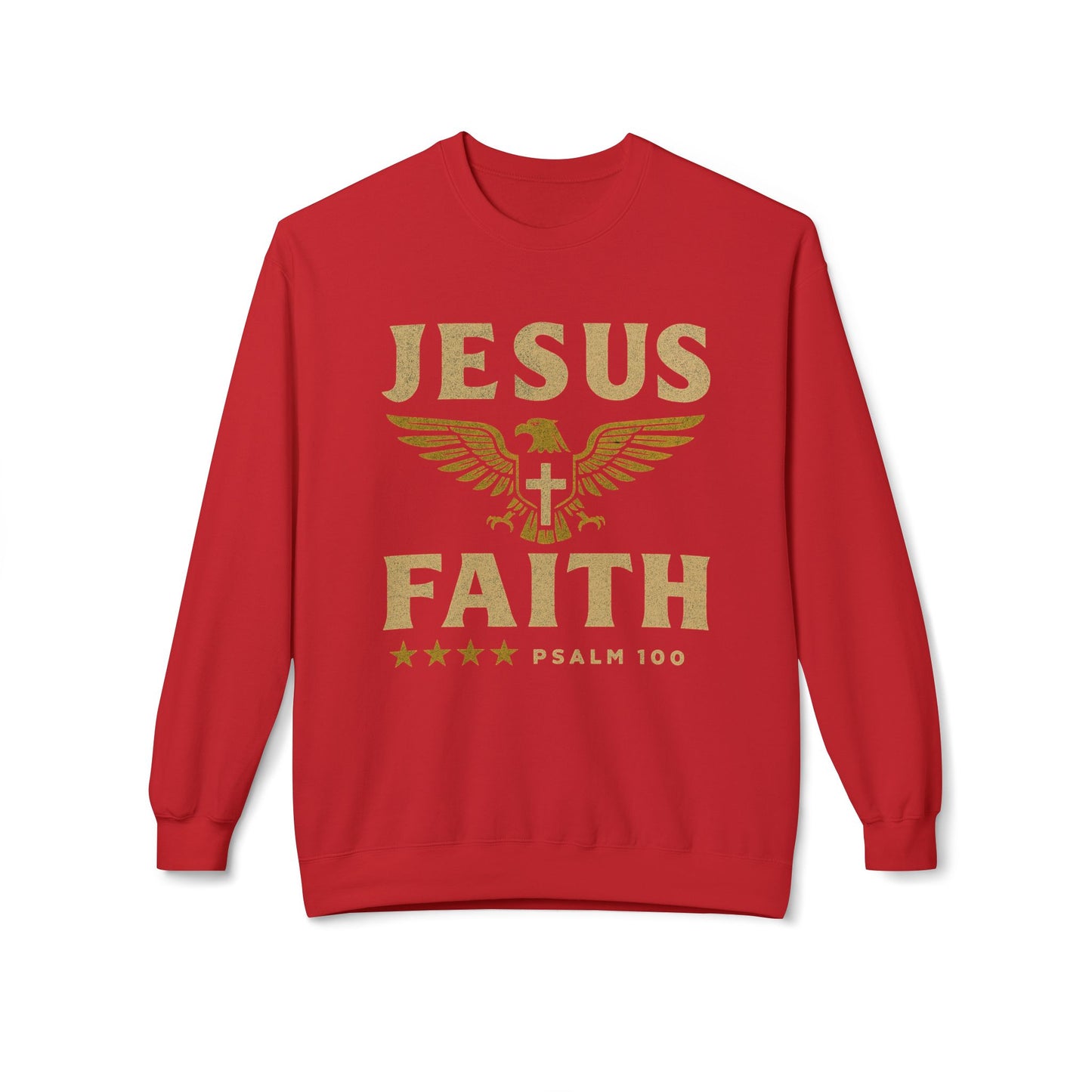 Christian Military Unisex Sweatshirt - Jesus/Faith Design