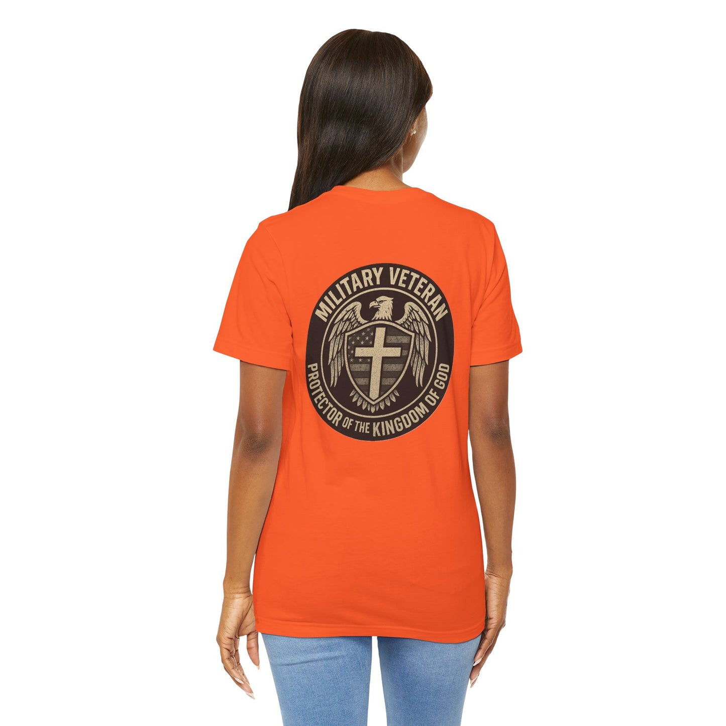 Veteran Protector Tee — "Military Veteran Protector of the Kingdom of God"