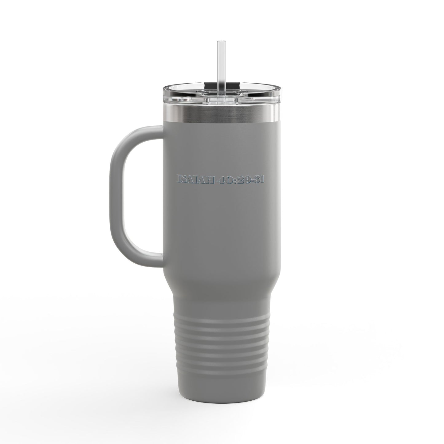 Travel Mug - Bible Verse 'He gives Strength to the Weary' Isaiah 40:29-31