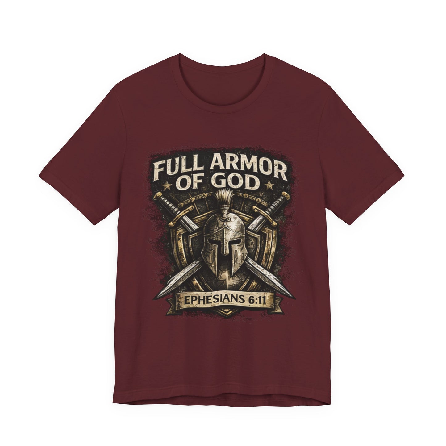Full Armor of God T-Shirt — Ephesians 6:11 Christian Faith Tee