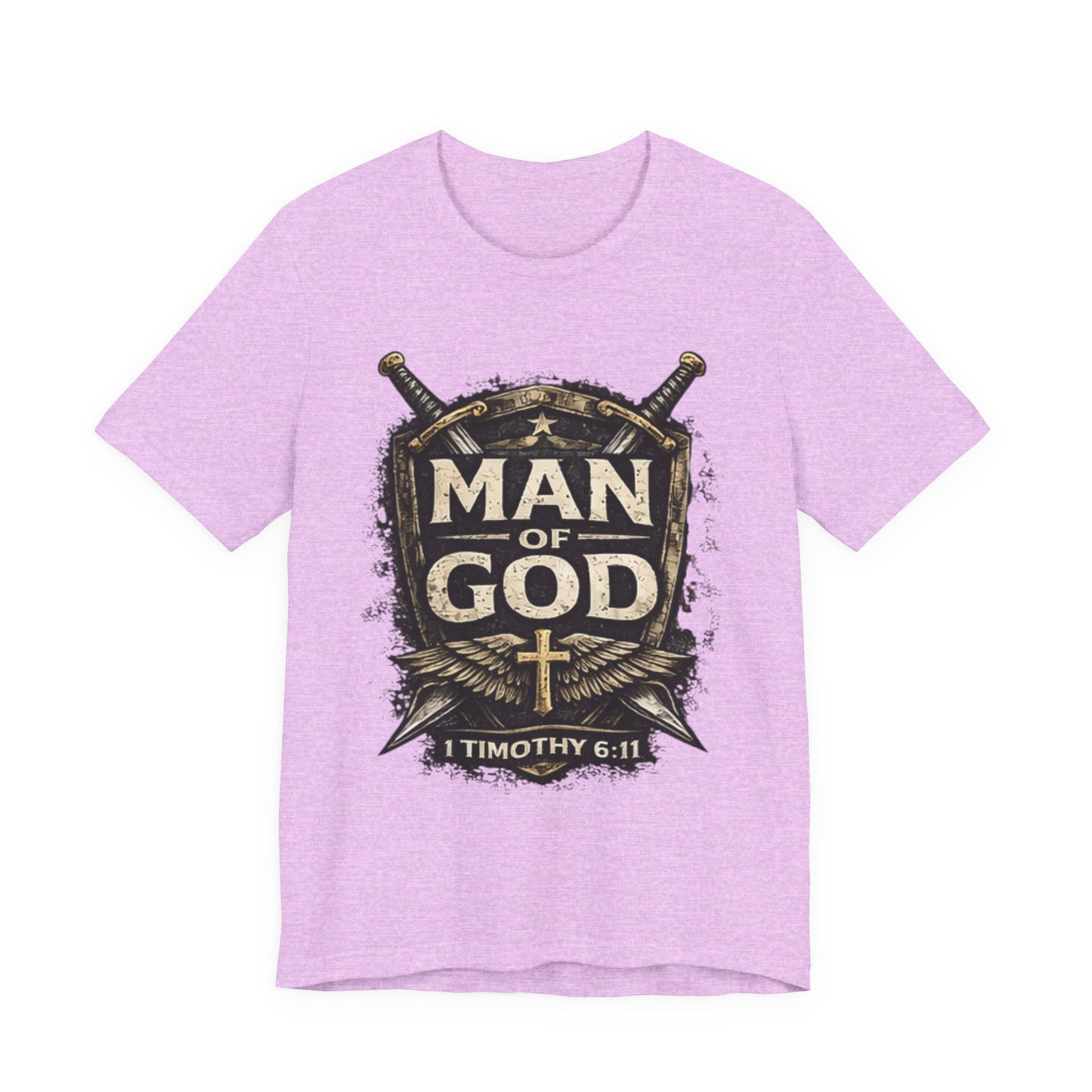 Man of God Tee — 1 Timothy 6:11 Christian Faith T-Shirt