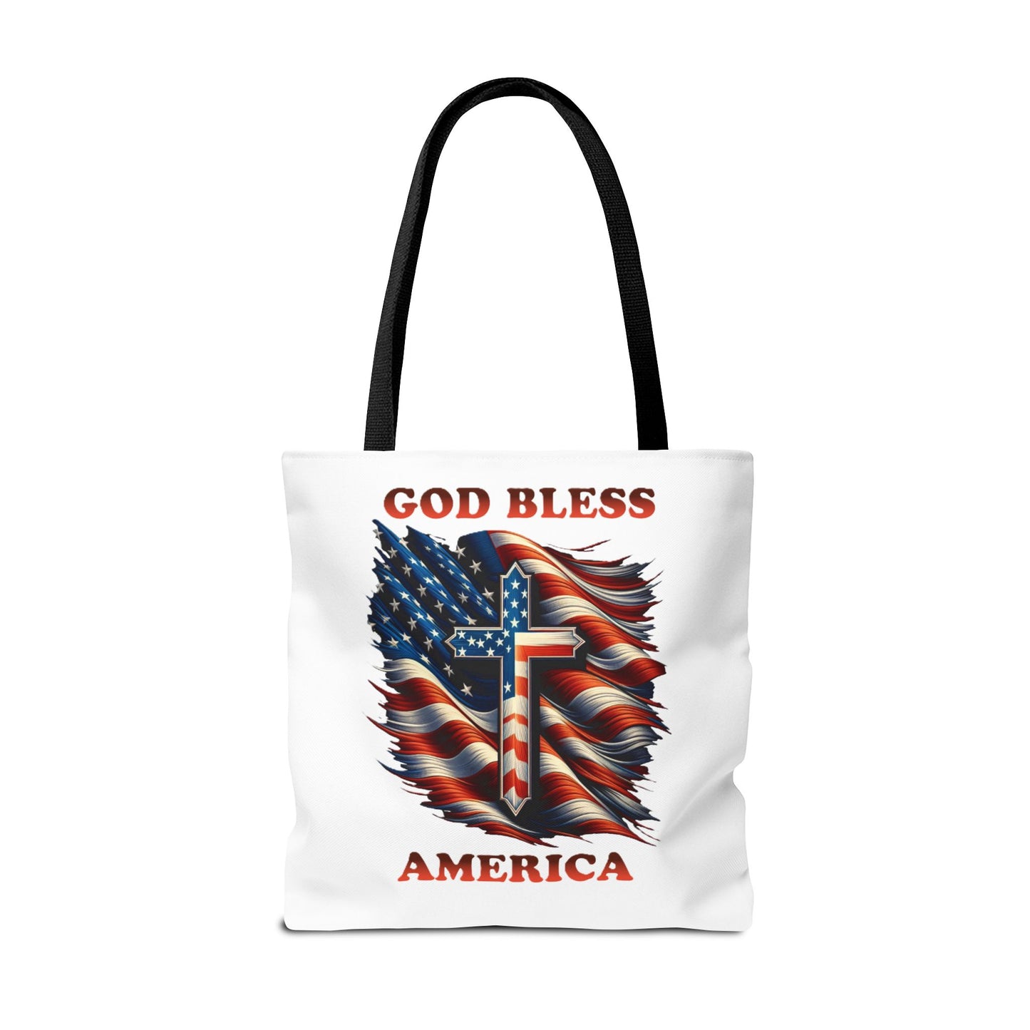 Tote Bag (AOP) "GOD BLESS AMERICA"