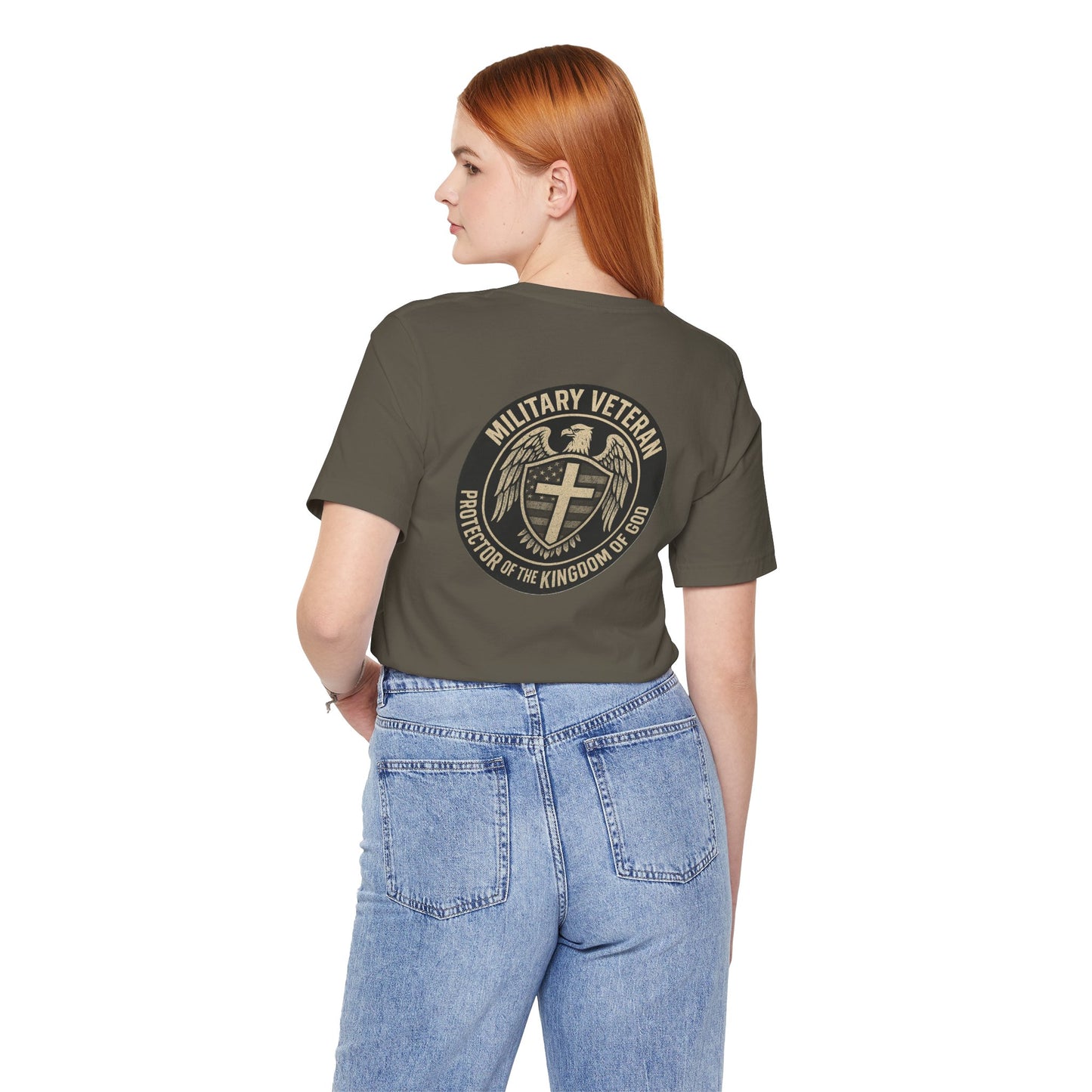 Veteran Protector Tee — "Military Veteran Protector of the Kingdom of God"
