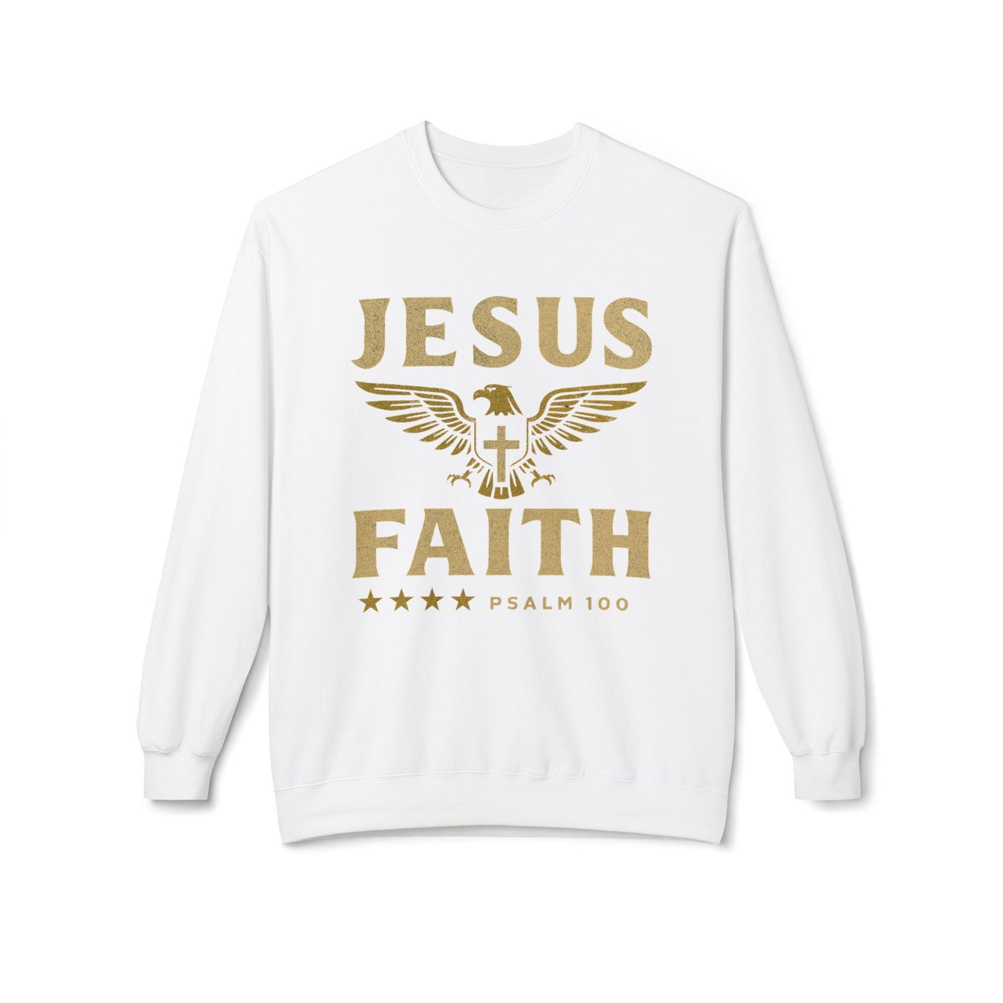 Christian Military Unisex Sweatshirt - Jesus/Faith Design