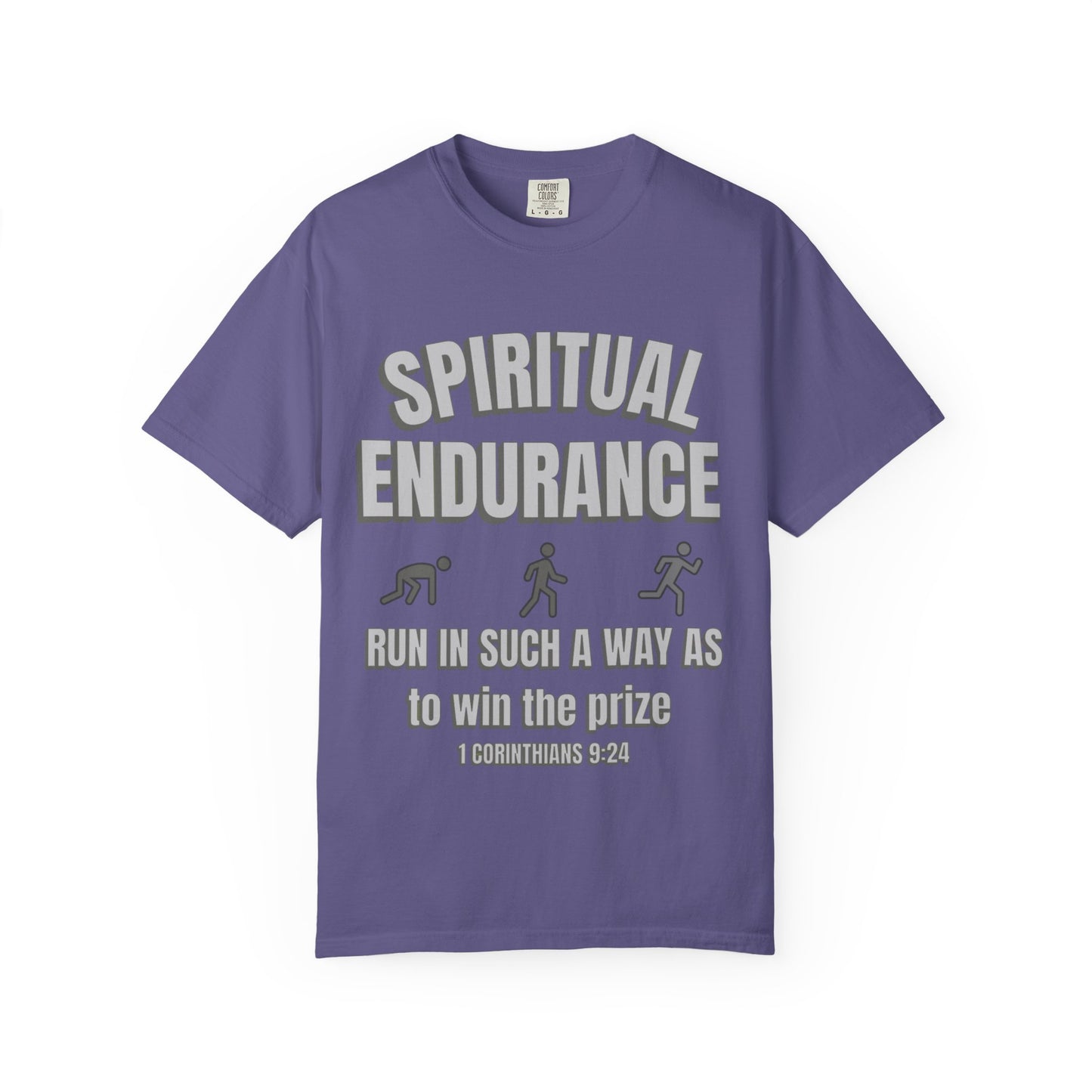 Copy of Christian Verse 1 Corinthians 9:24 Garment-Dyed T-shirt