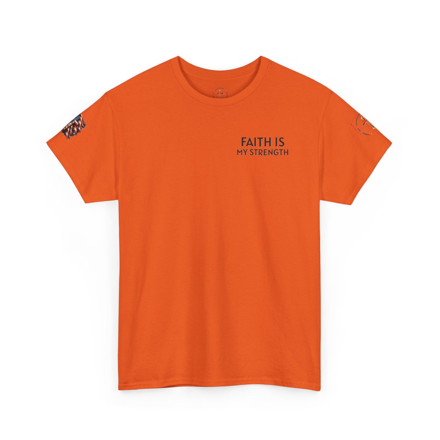 Christian Tee - Philippians 4:13 'Faith Is My Strength'