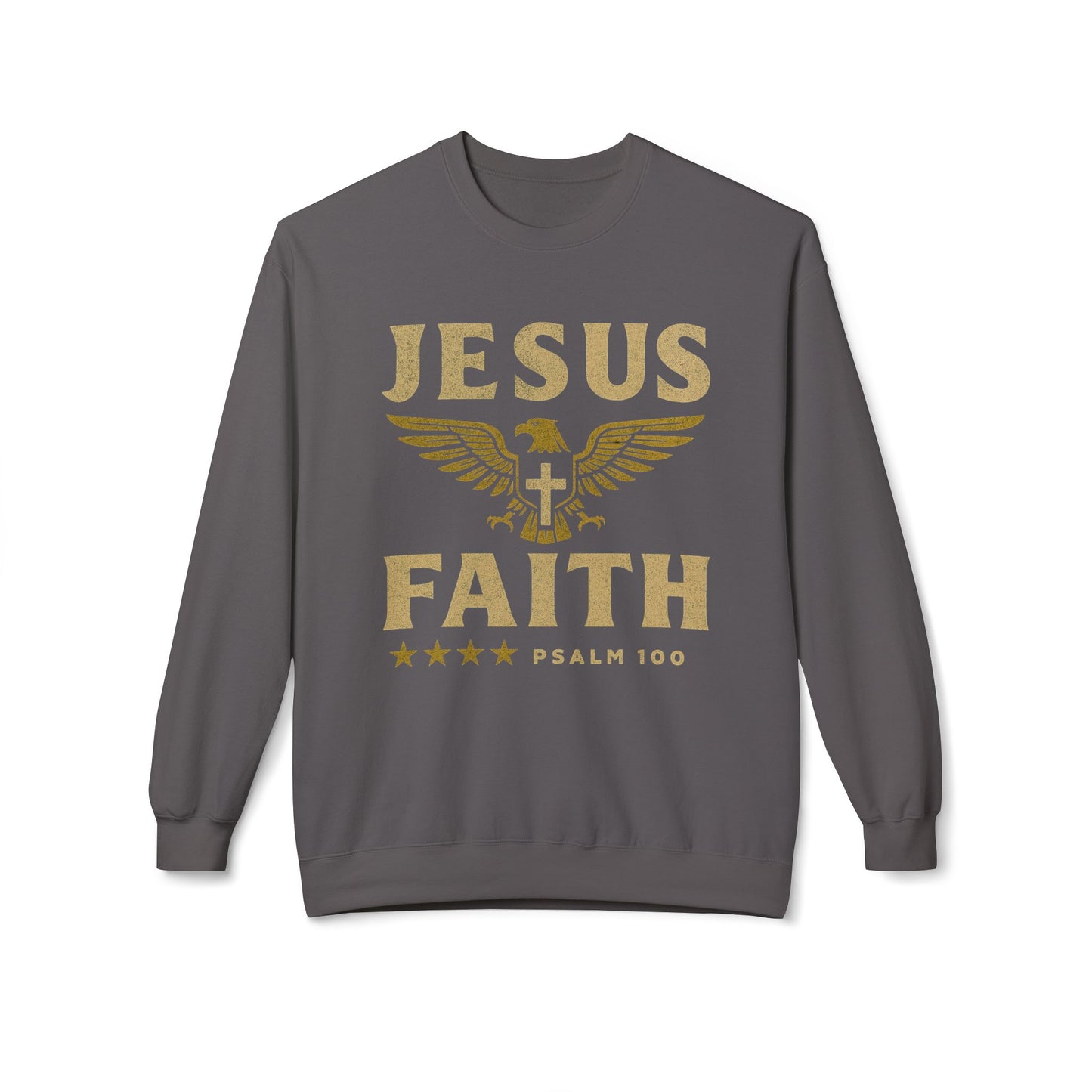 Christian Military Unisex Sweatshirt - Jesus/Faith Design