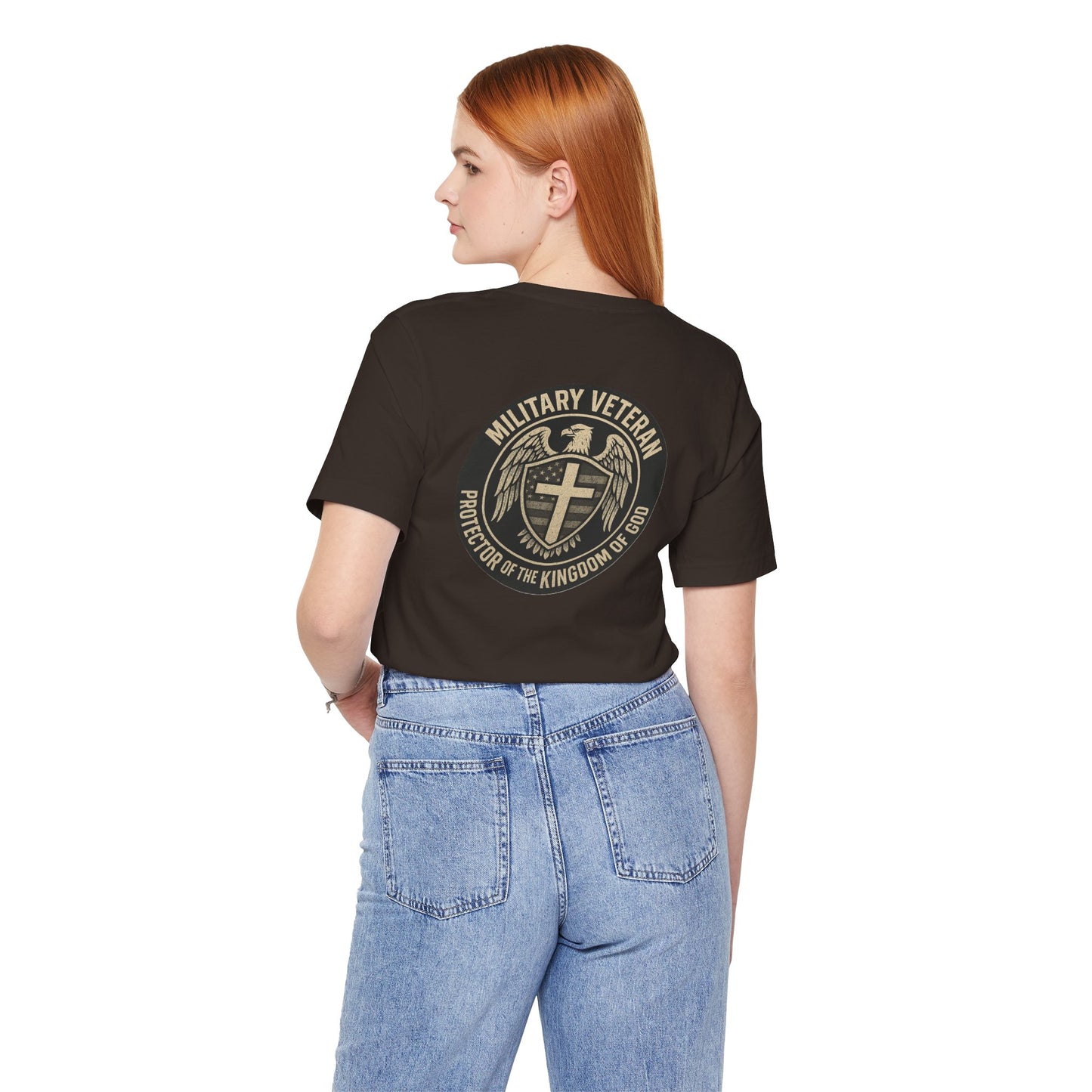 Veteran Protector Tee — "Military Veteran Protector of the Kingdom of God"