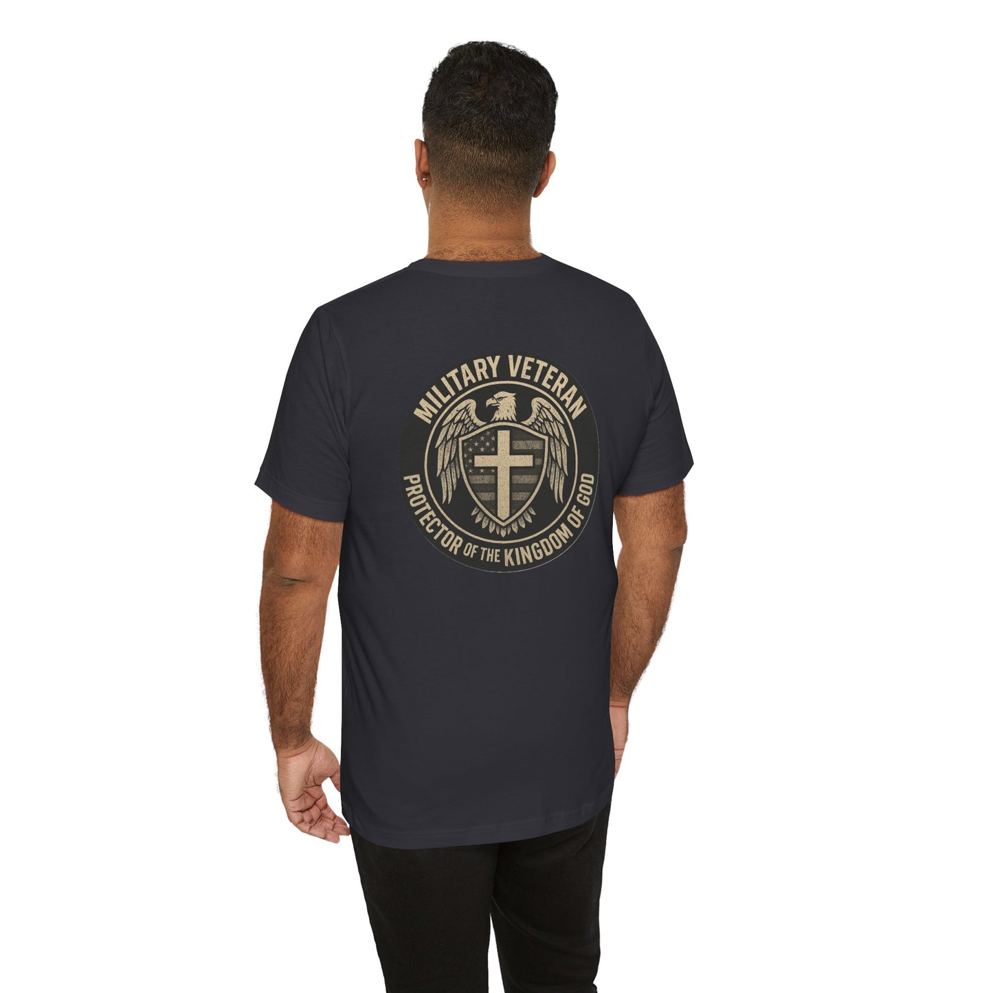 Veteran Protector Tee — "Military Veteran Protector of the Kingdom of God"