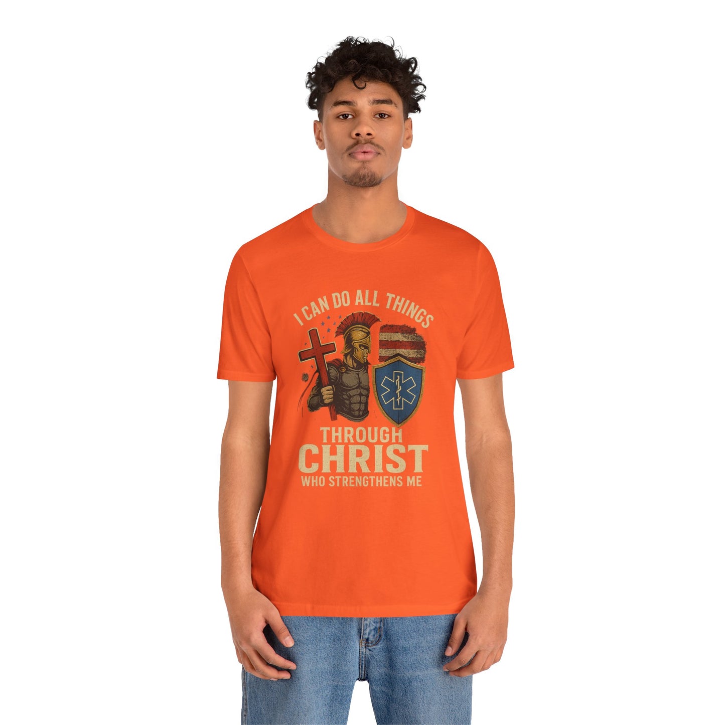 Medical Personnel Tee — "I Can Do All Things Through Christ"