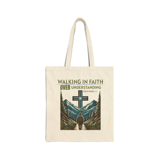 Tote Bag with Bible Verse Proverbs 3:5