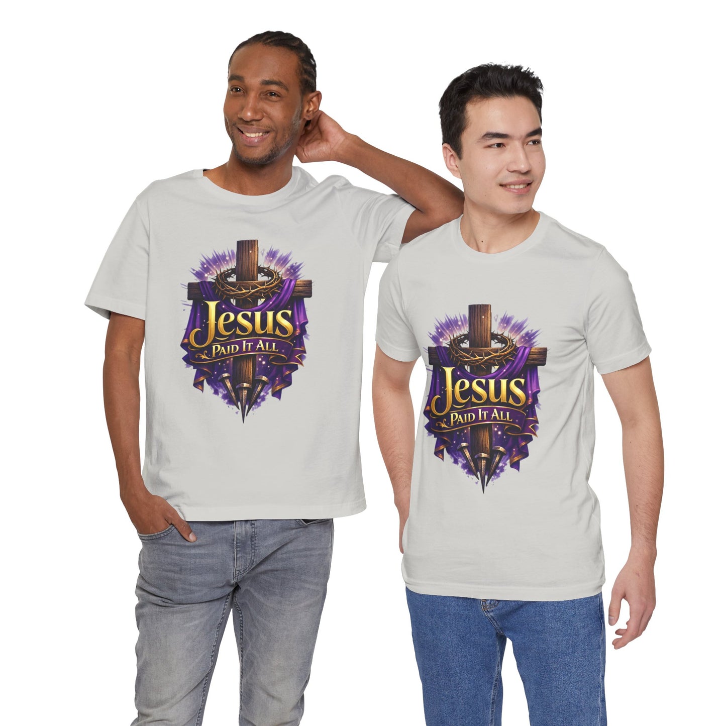 Jesus Paid It All Christian Cross Tee