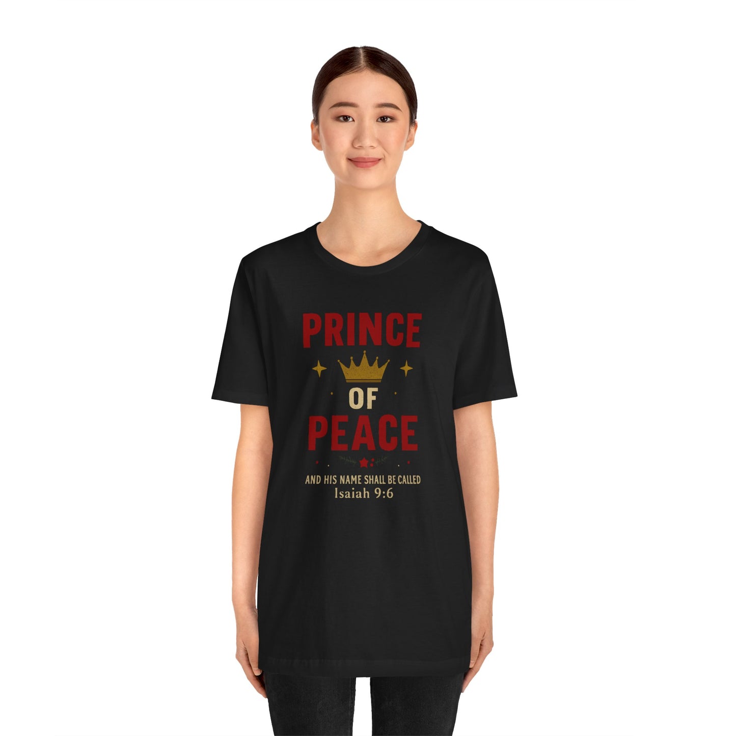 Prince of Peace Isaiah 9:6 T-Shirt — Bible Verse Christian Tee