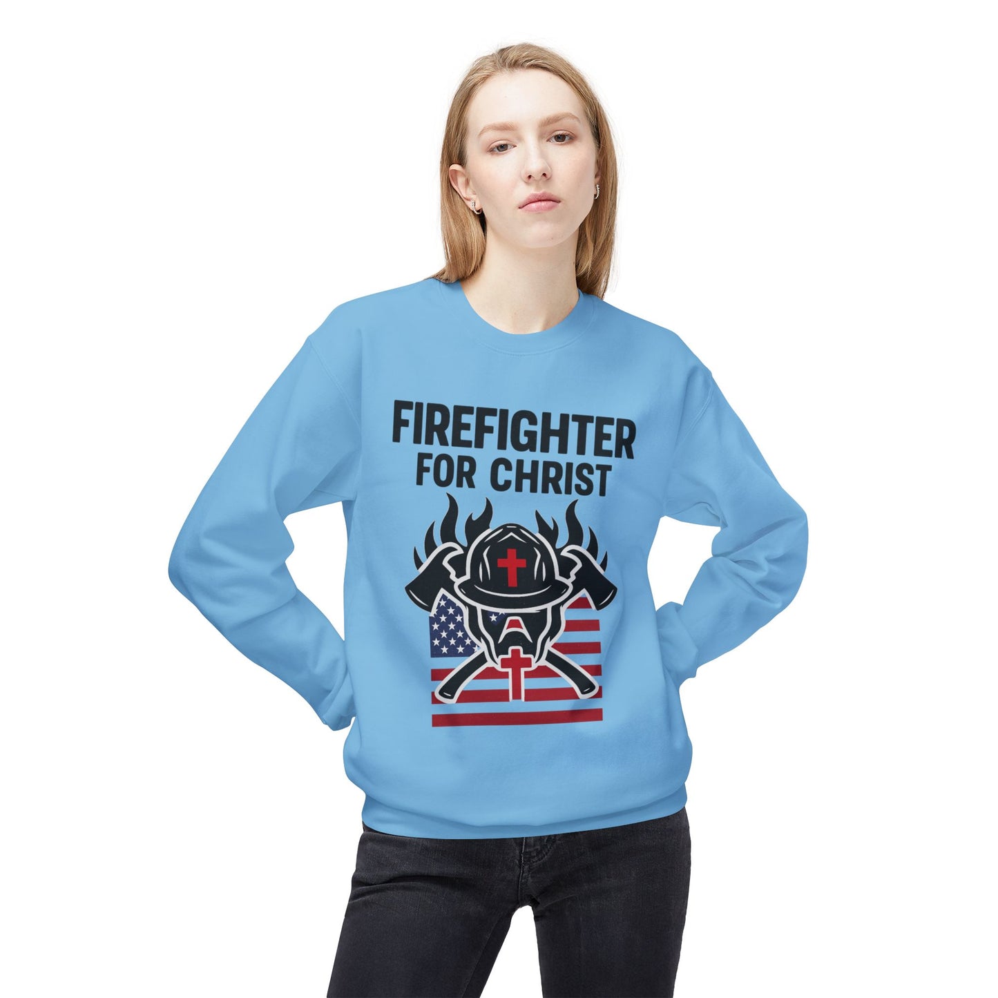 Sweatshirt FIREFIGHTER FOR CHRIST