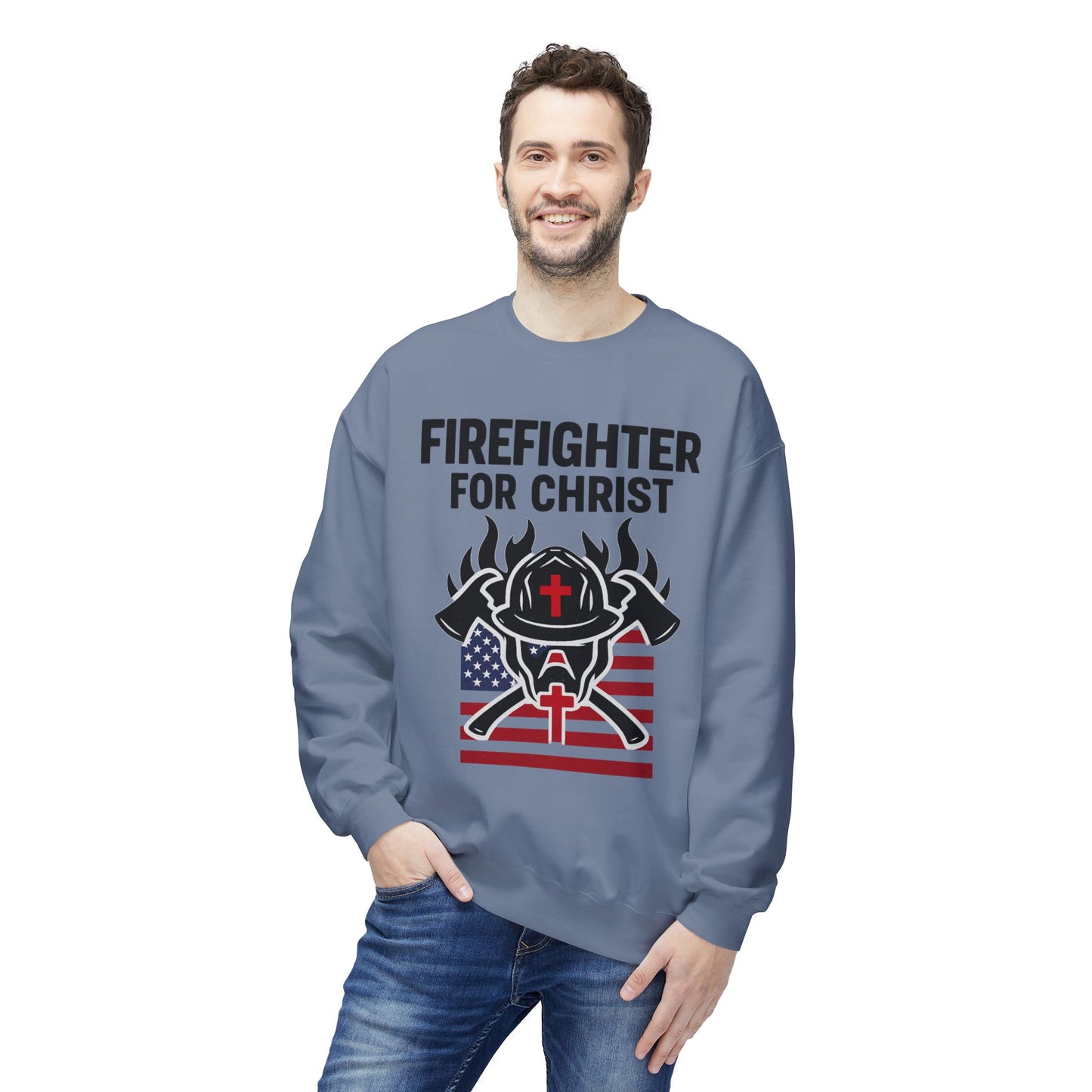 Sweatshirt FIREFIGHTER FOR CHRIST
