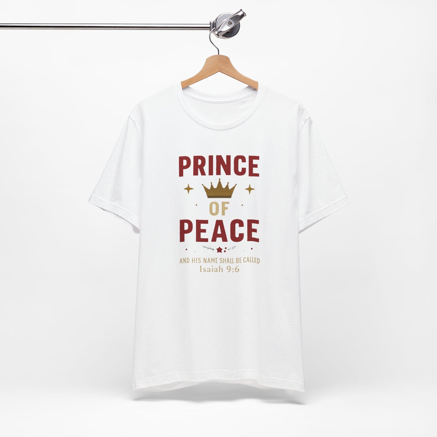 Prince of Peace Isaiah 9:6 T-Shirt — Bible Verse Christian Tee