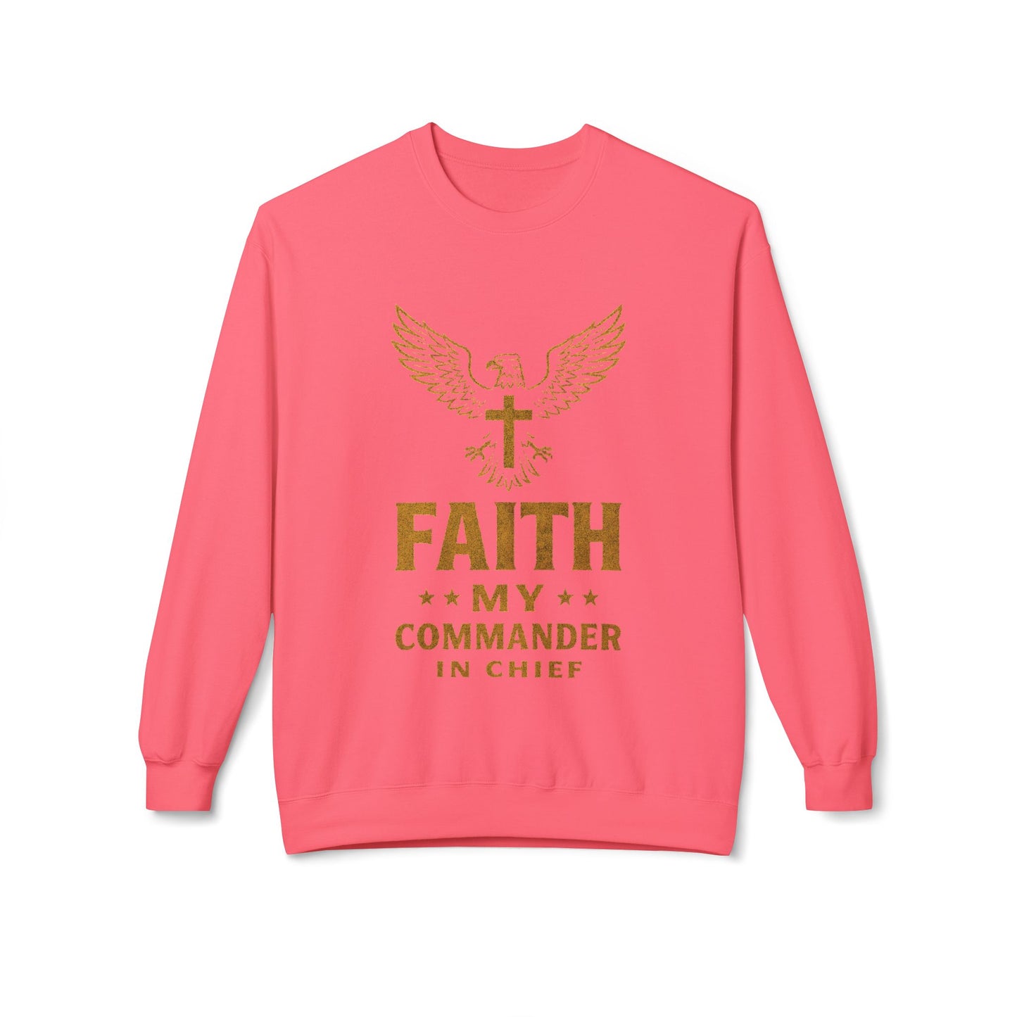 Sweatshirt - Military Christians: 'Faith is my Commander in Chief'