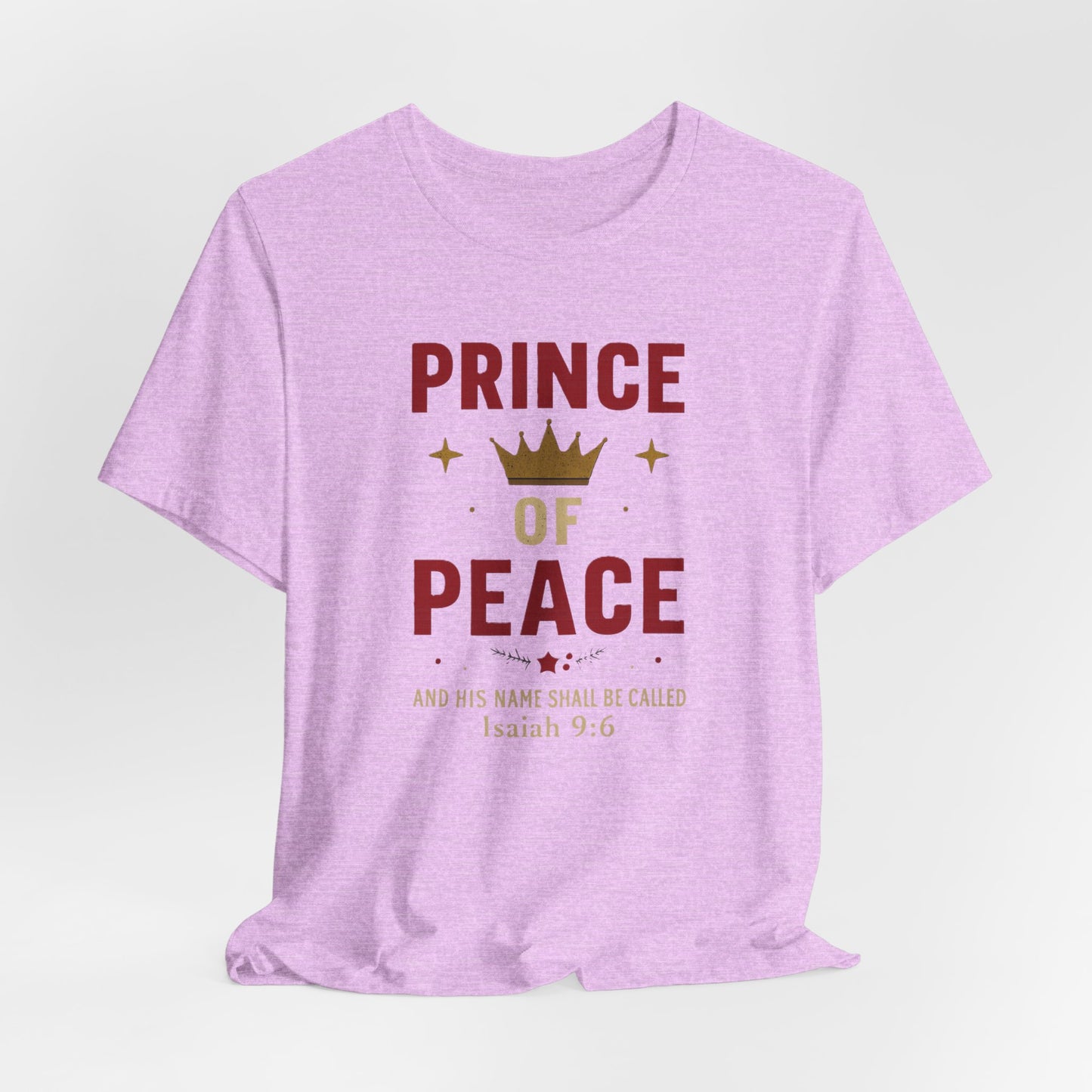 Prince of Peace Isaiah 9:6 T-Shirt — Bible Verse Christian Tee