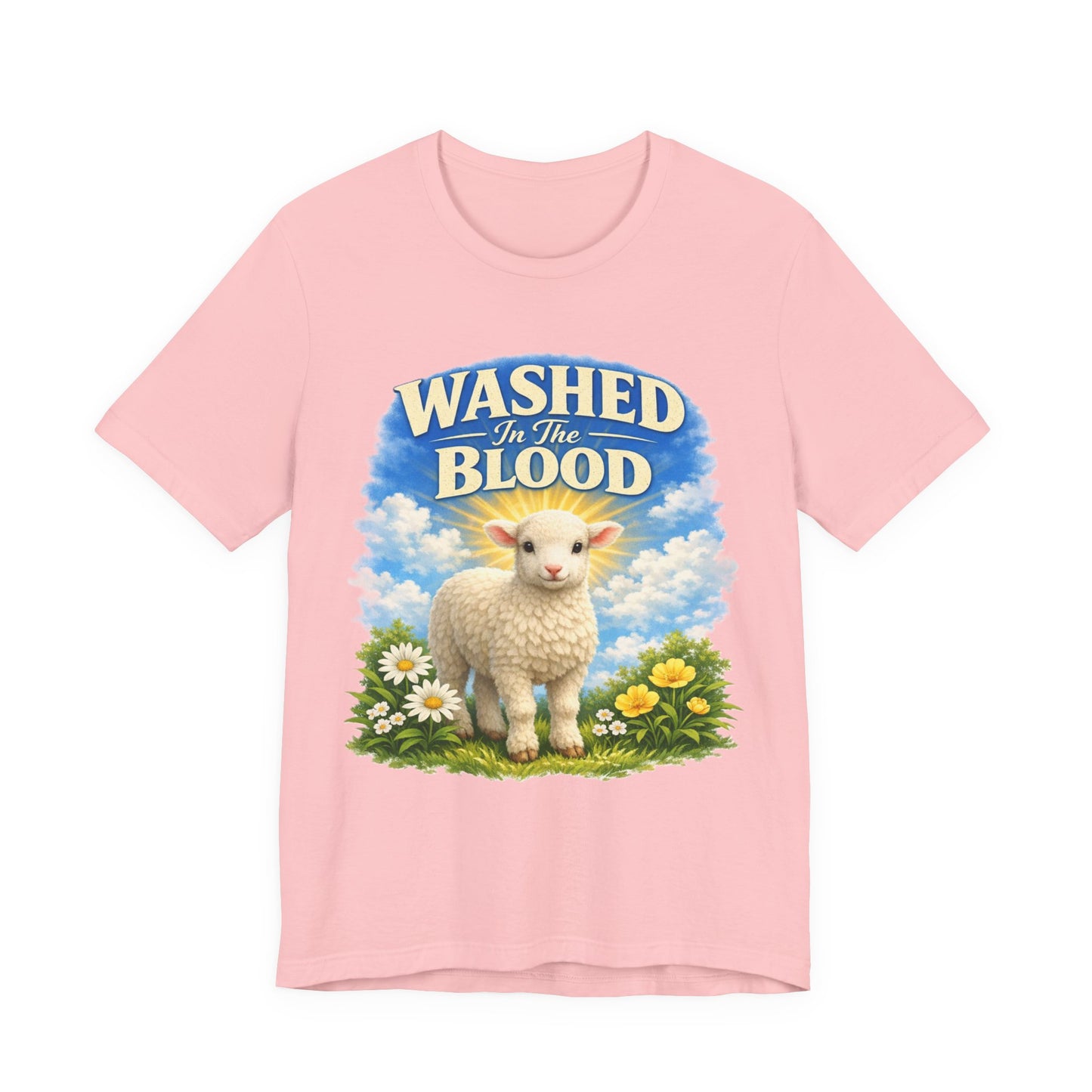 Washed in the Blood Lamb T-Shirt — Christian Easter Religious Tee