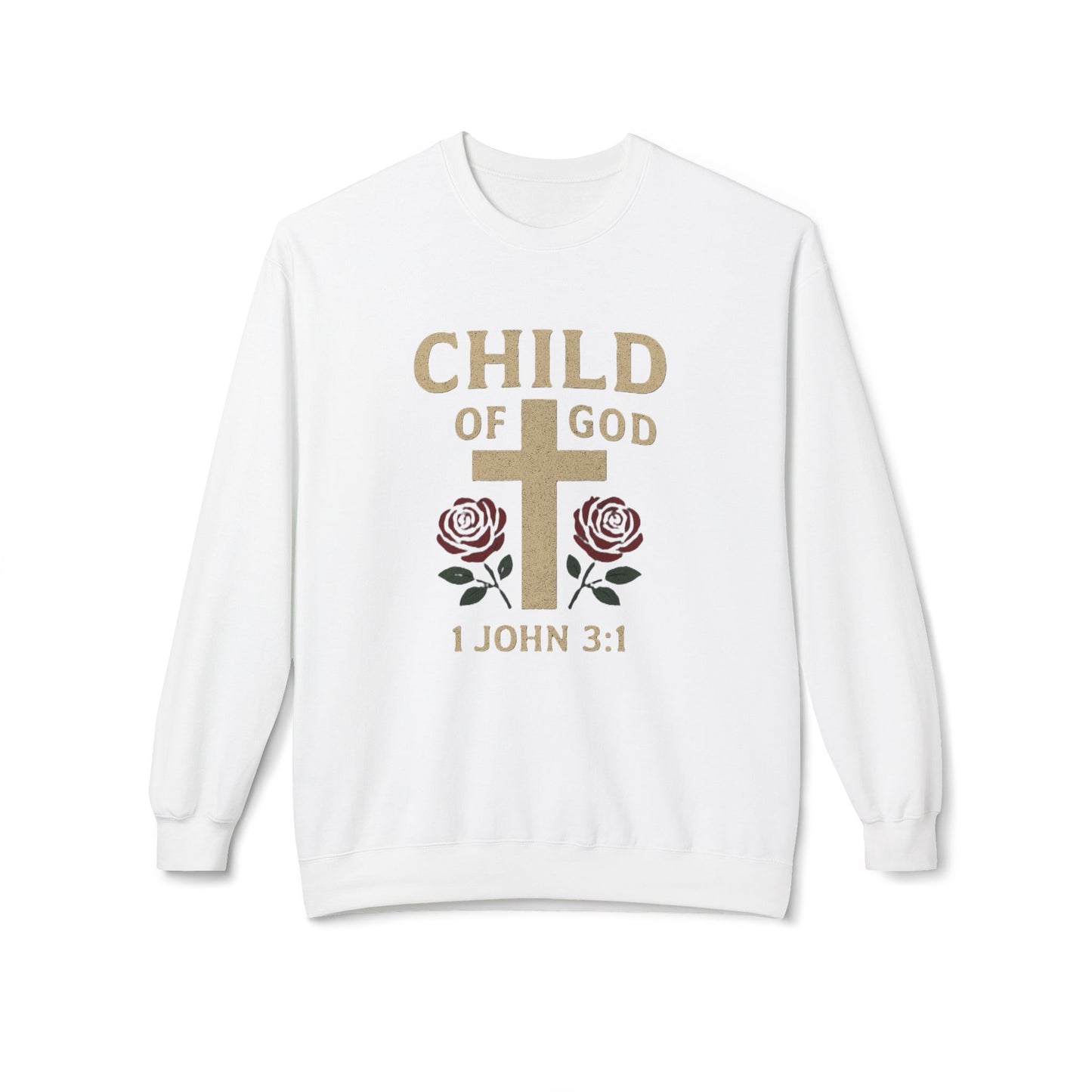 Christian Sweatshirt - 1 John 3:1 'Child of God'