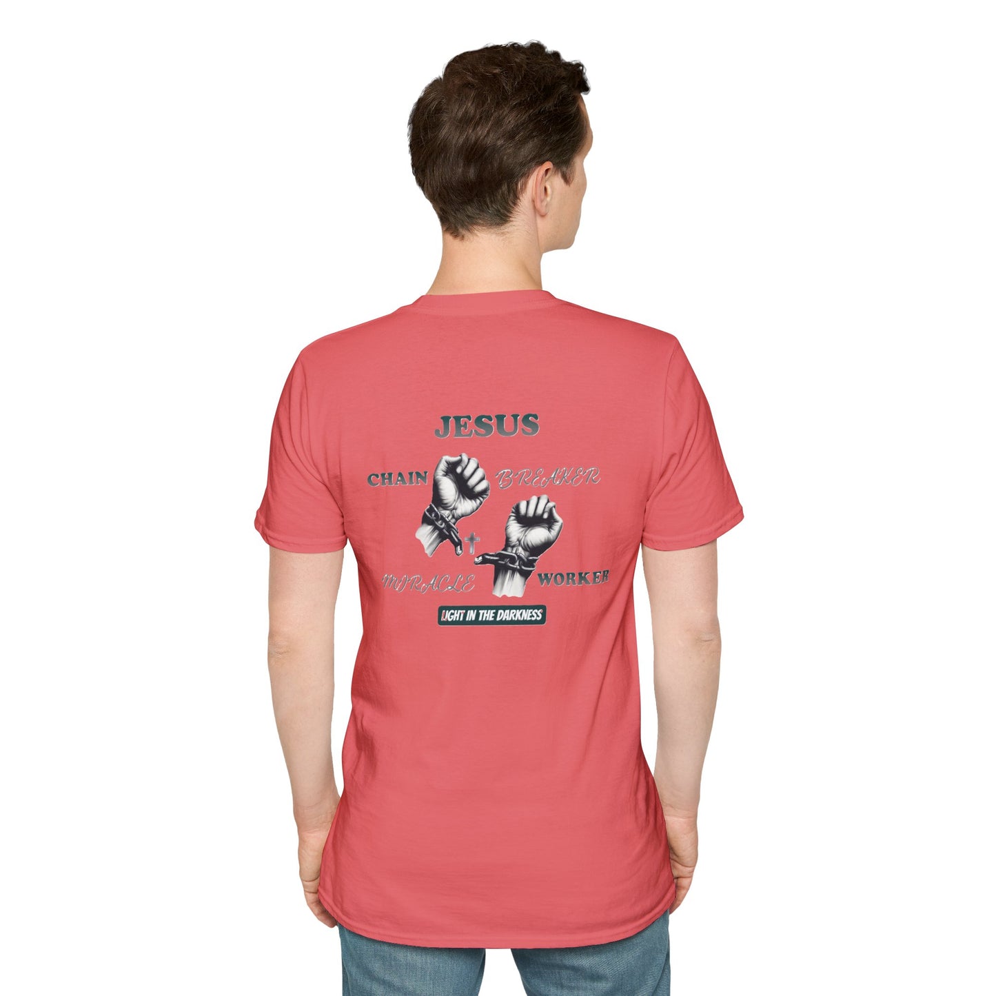 Christian Unisex Tee - Jesus Chain Breaker Design