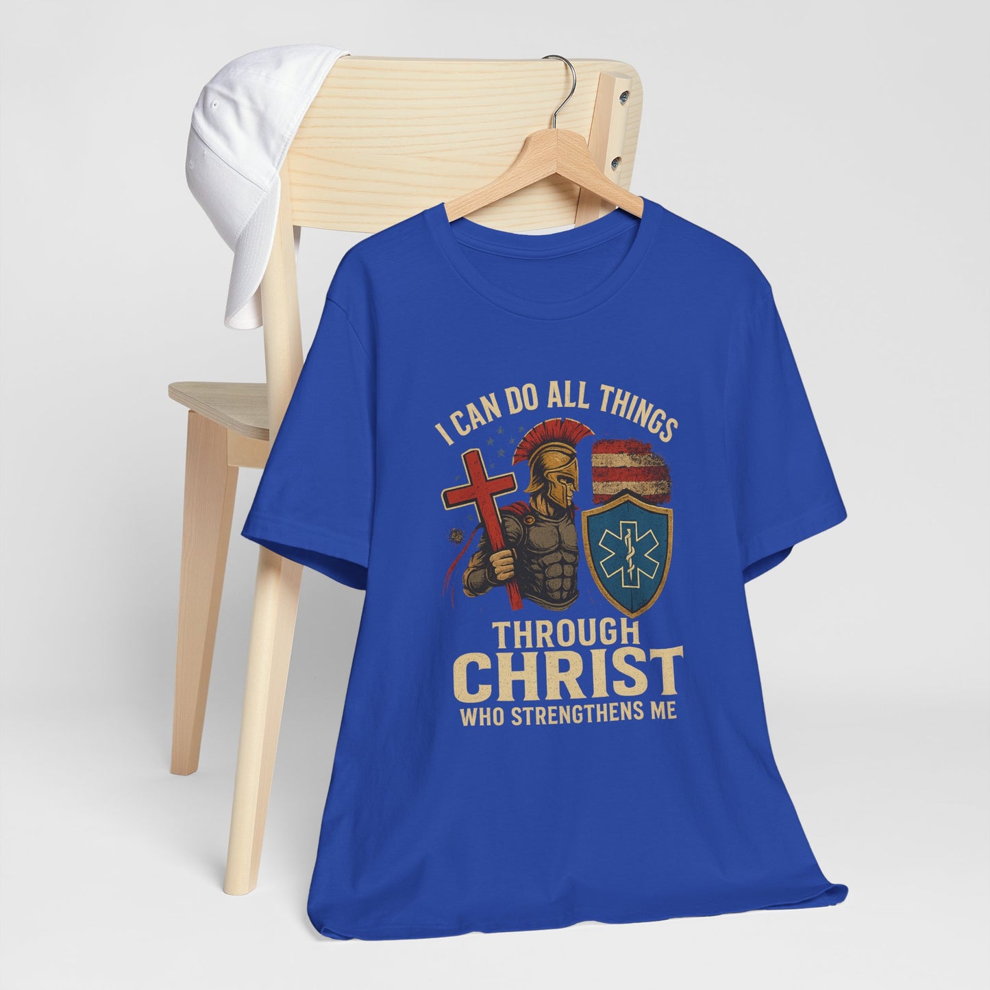 Medical Personnel Tee — "I Can Do All Things Through Christ"