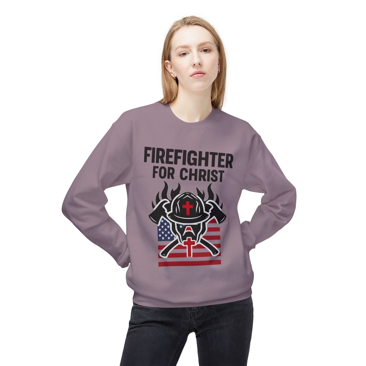 Sweatshirt FIREFIGHTER FOR CHRIST