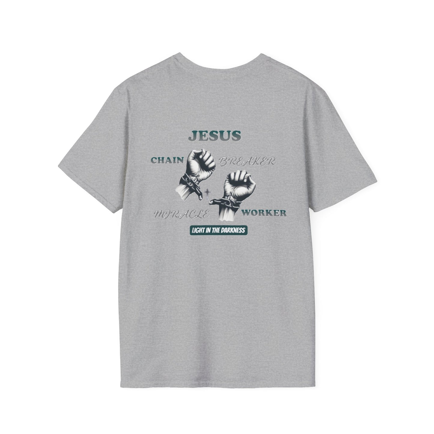 Christian Unisex Tee - Jesus Chain Breaker Design