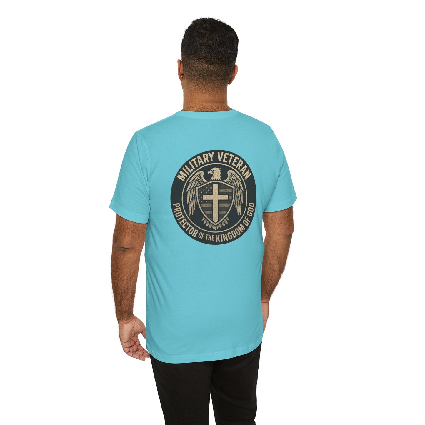 Veteran Protector Tee — "Military Veteran Protector of the Kingdom of God"