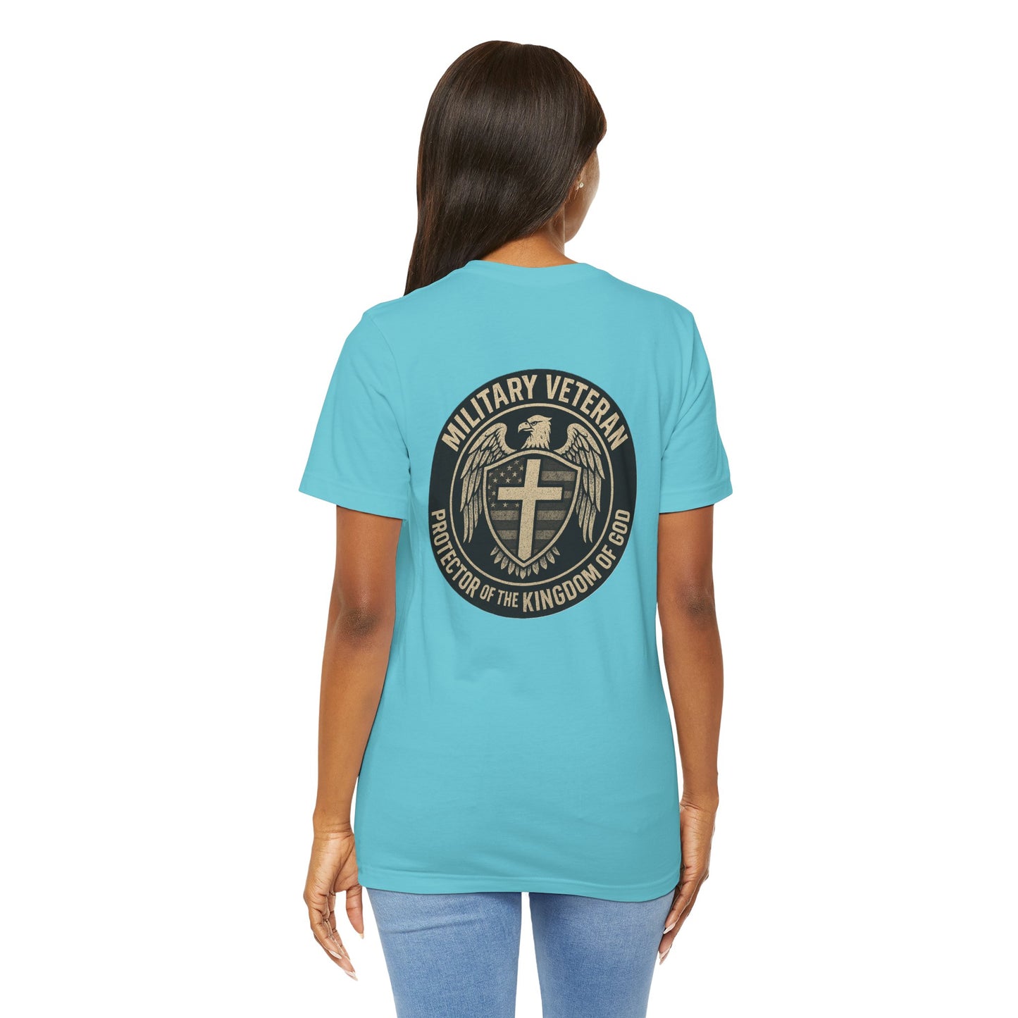 Veteran Protector Tee — "Military Veteran Protector of the Kingdom of God"