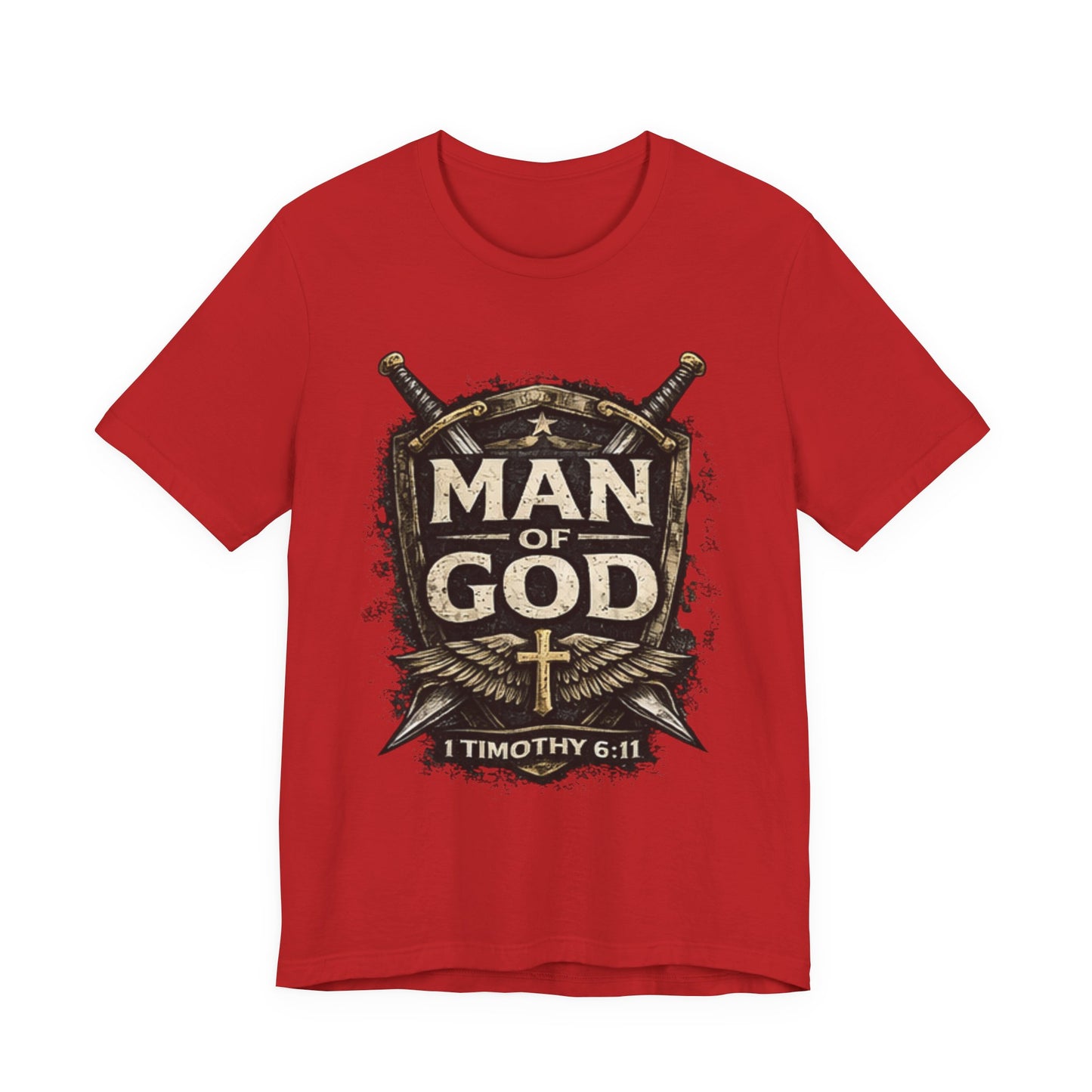 Man of God Tee — 1 Timothy 6:11 Christian Faith T-Shirt