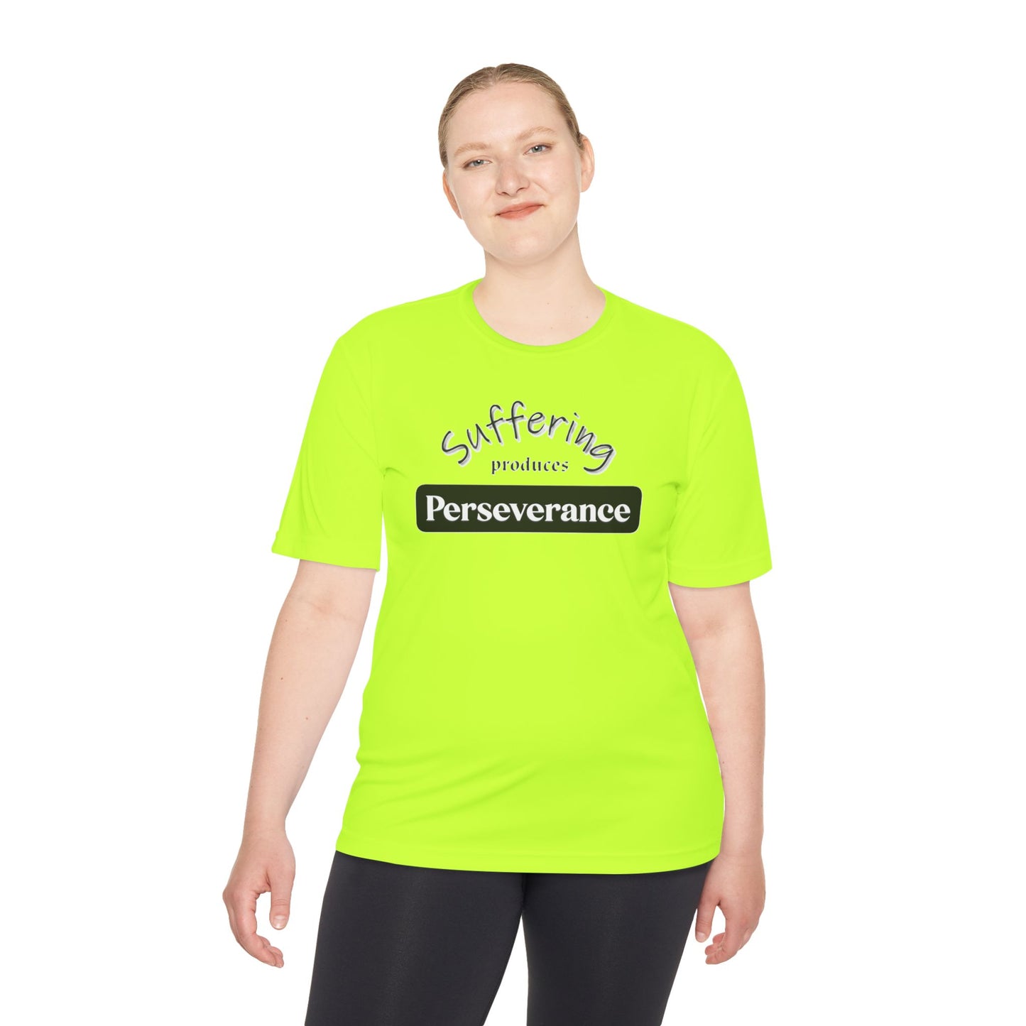 Unisex Moisture "Suffering Produces Perseverance" Wicking Tee