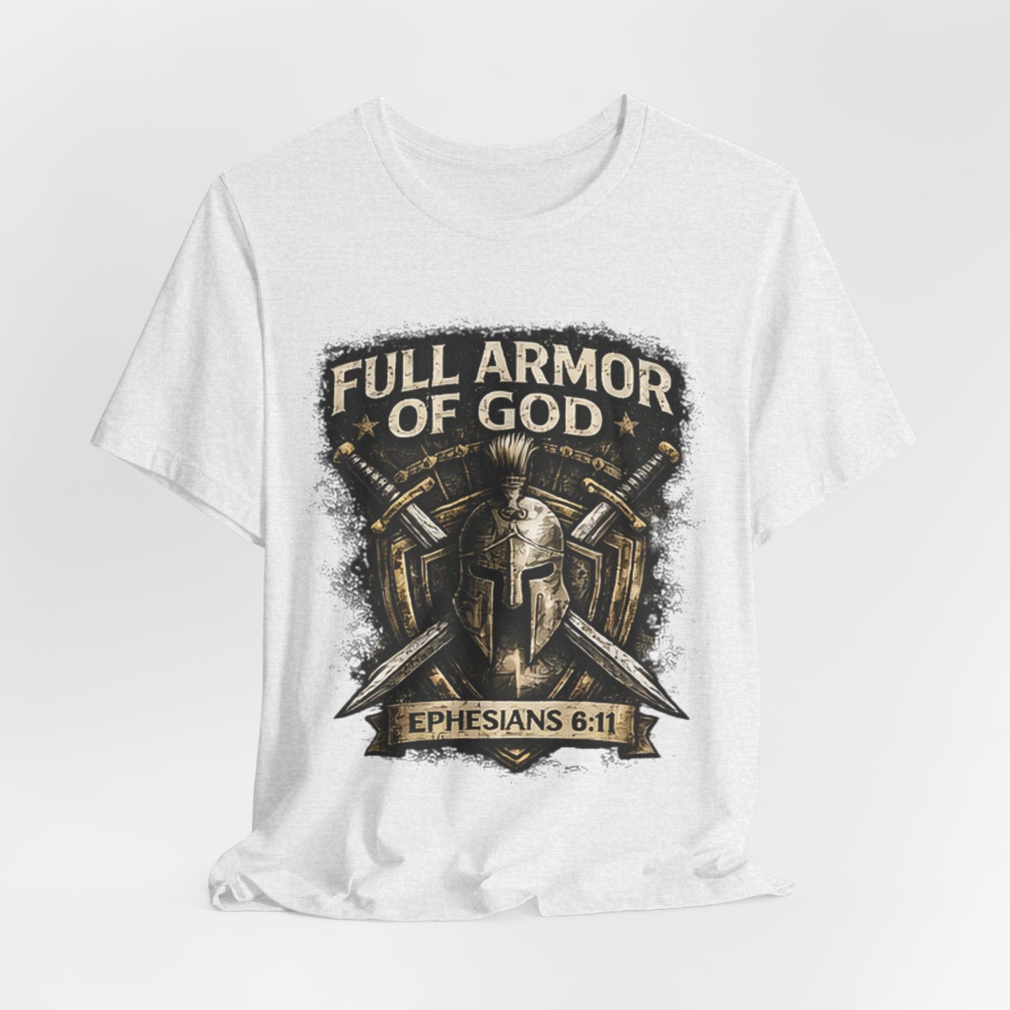 Full Armor of God T-Shirt — Ephesians 6:11 Christian Faith Tee