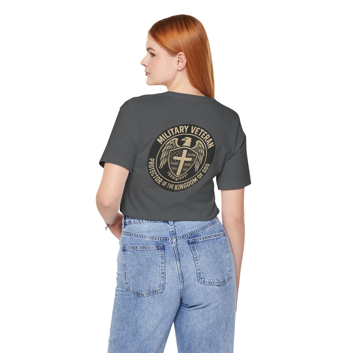 Veteran Protector Tee — "Military Veteran Protector of the Kingdom of God"