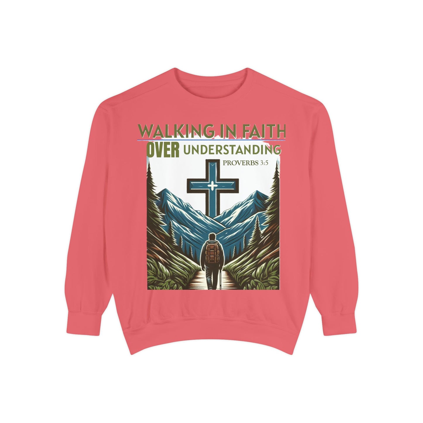 Faithful Unisex Sweatshirt - Bible Verse Proverbs 3:5