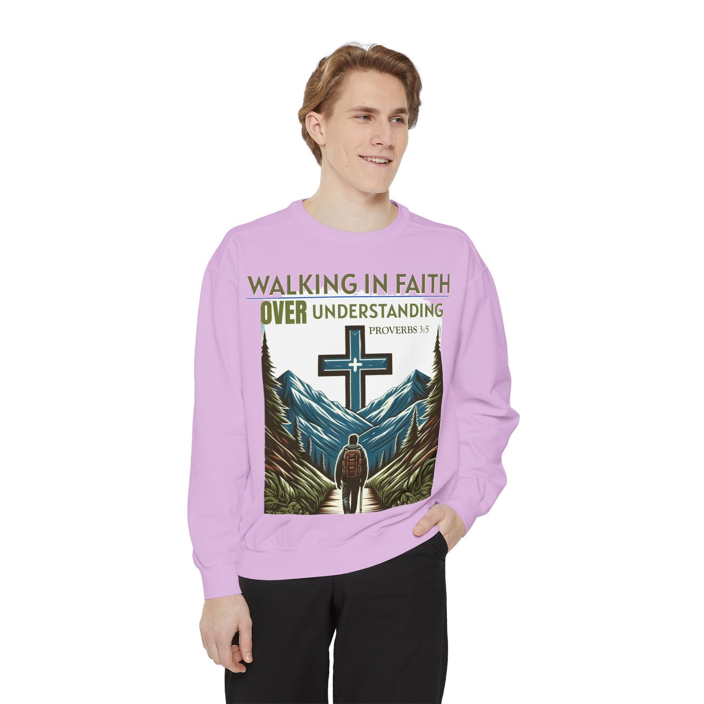 Faithful Unisex Sweatshirt - Bible Verse Proverbs 3:5