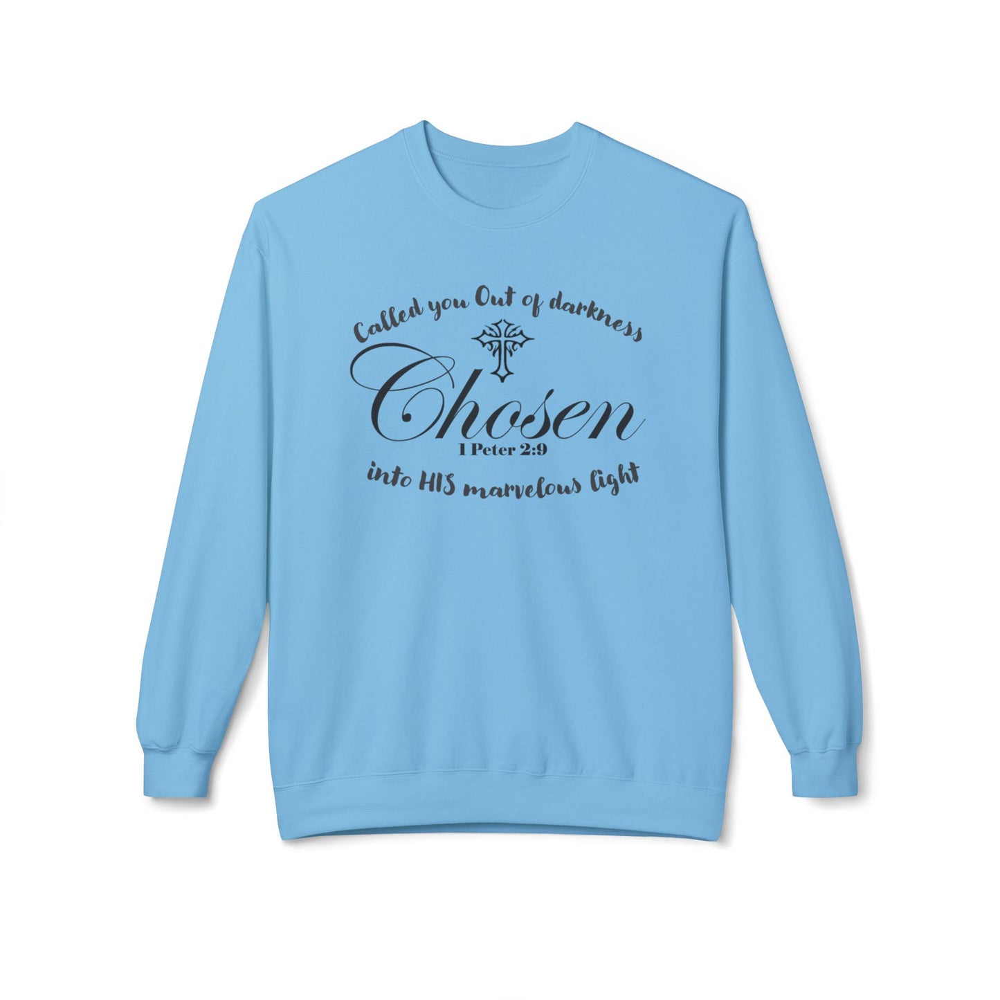 Christian Sweatshirt 1 Peter 2:9 Verse