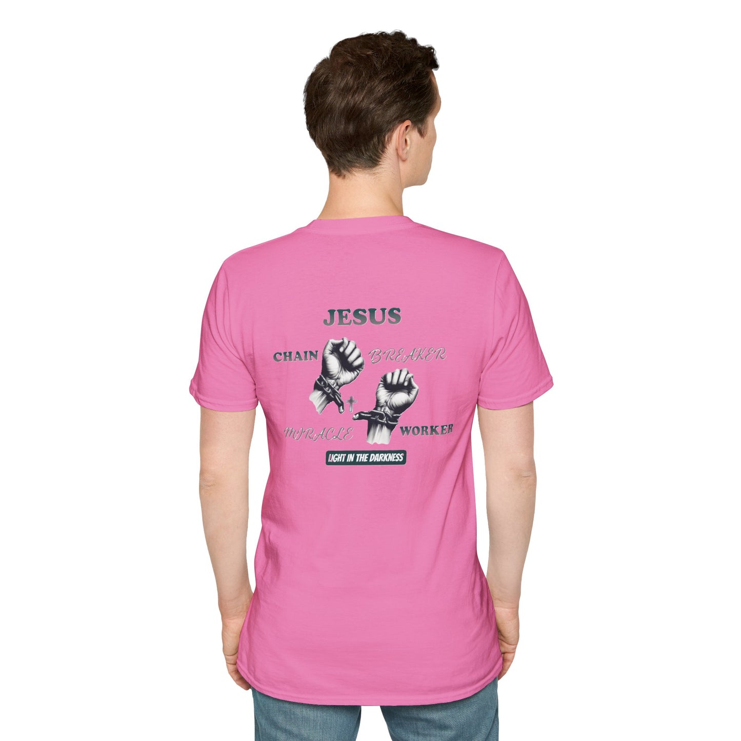 Christian Unisex Tee - Jesus Chain Breaker Design