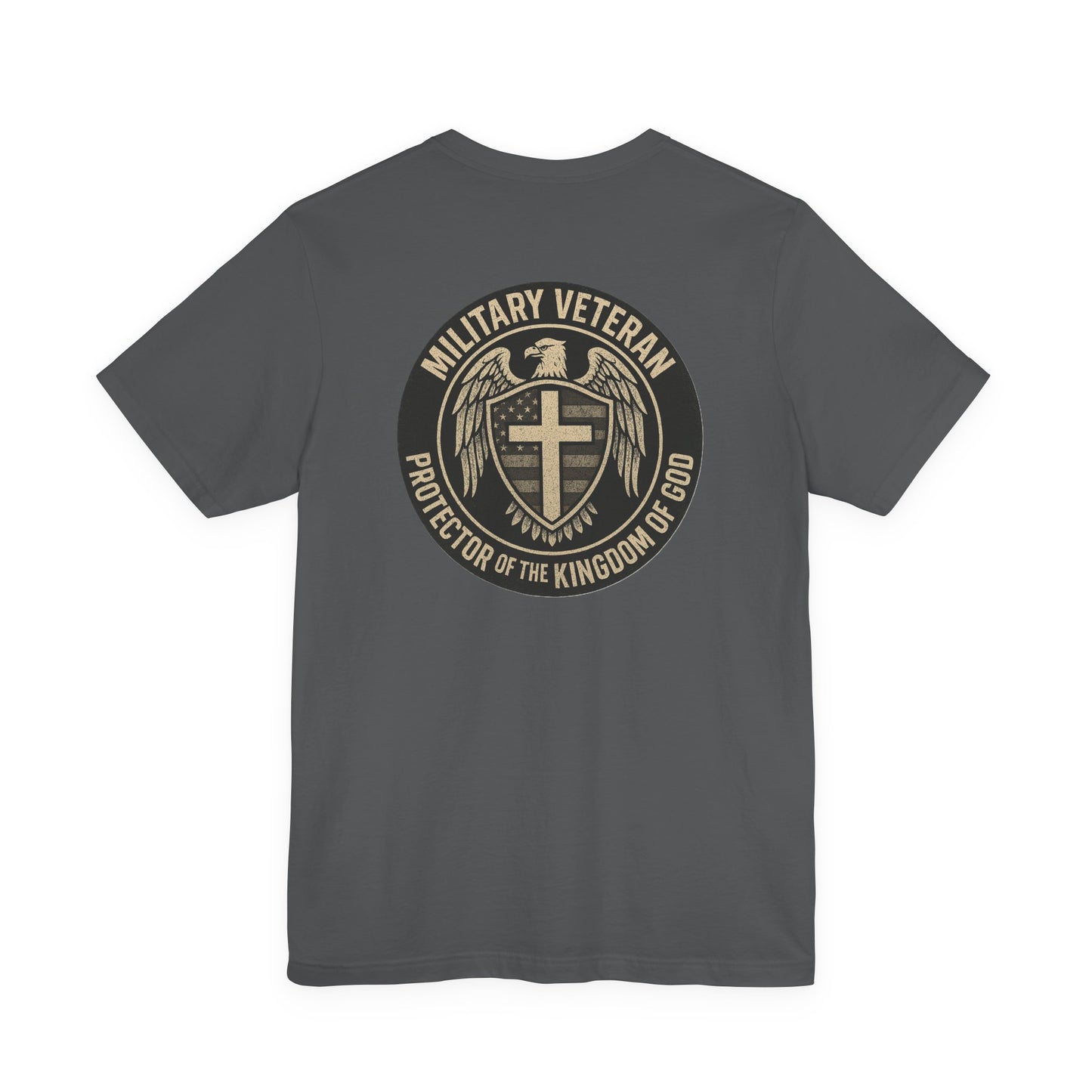 Veteran Protector Tee — "Military Veteran Protector of the Kingdom of God"