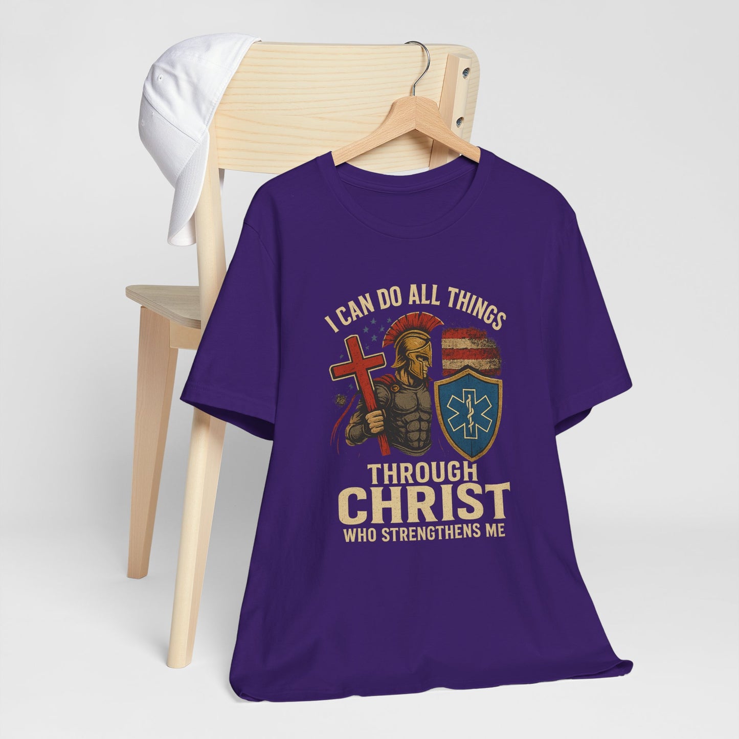 Medical Personnel Tee — "I Can Do All Things Through Christ"
