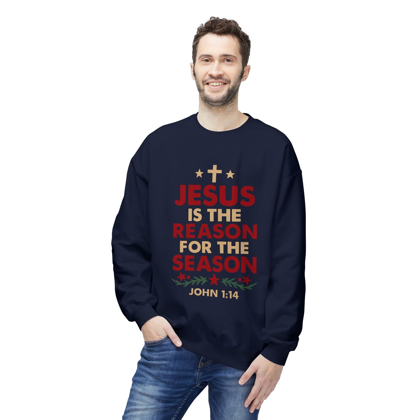 Jesus Is the Reason for the Season Crewneck Sweatshirt
